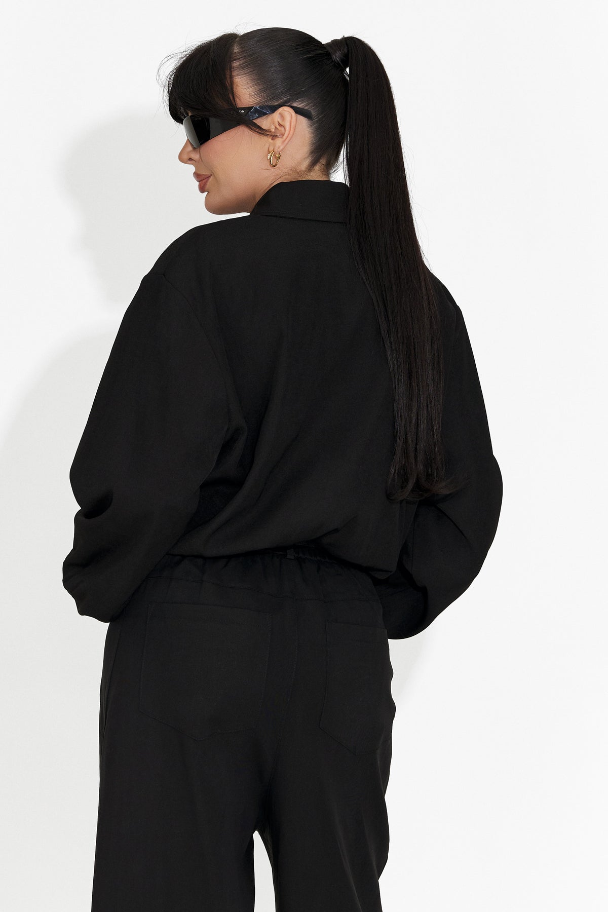 Giacca da donna casual nera Giona Bogas, immagine 2 di 7