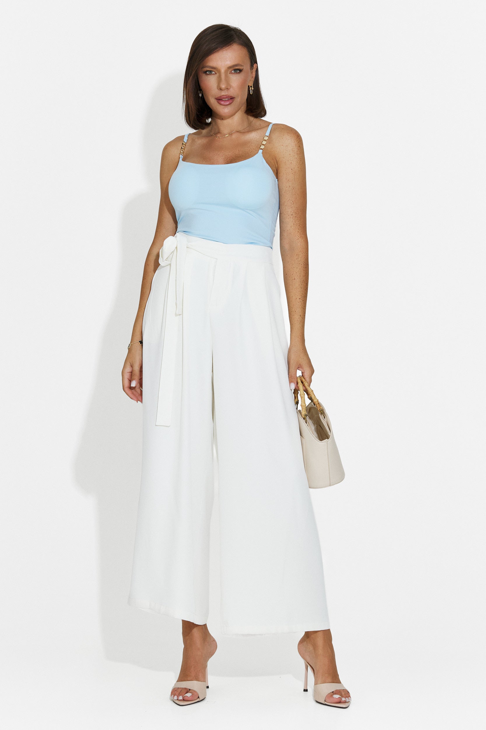 Canotta donna casual azzurra Palmea Bogas