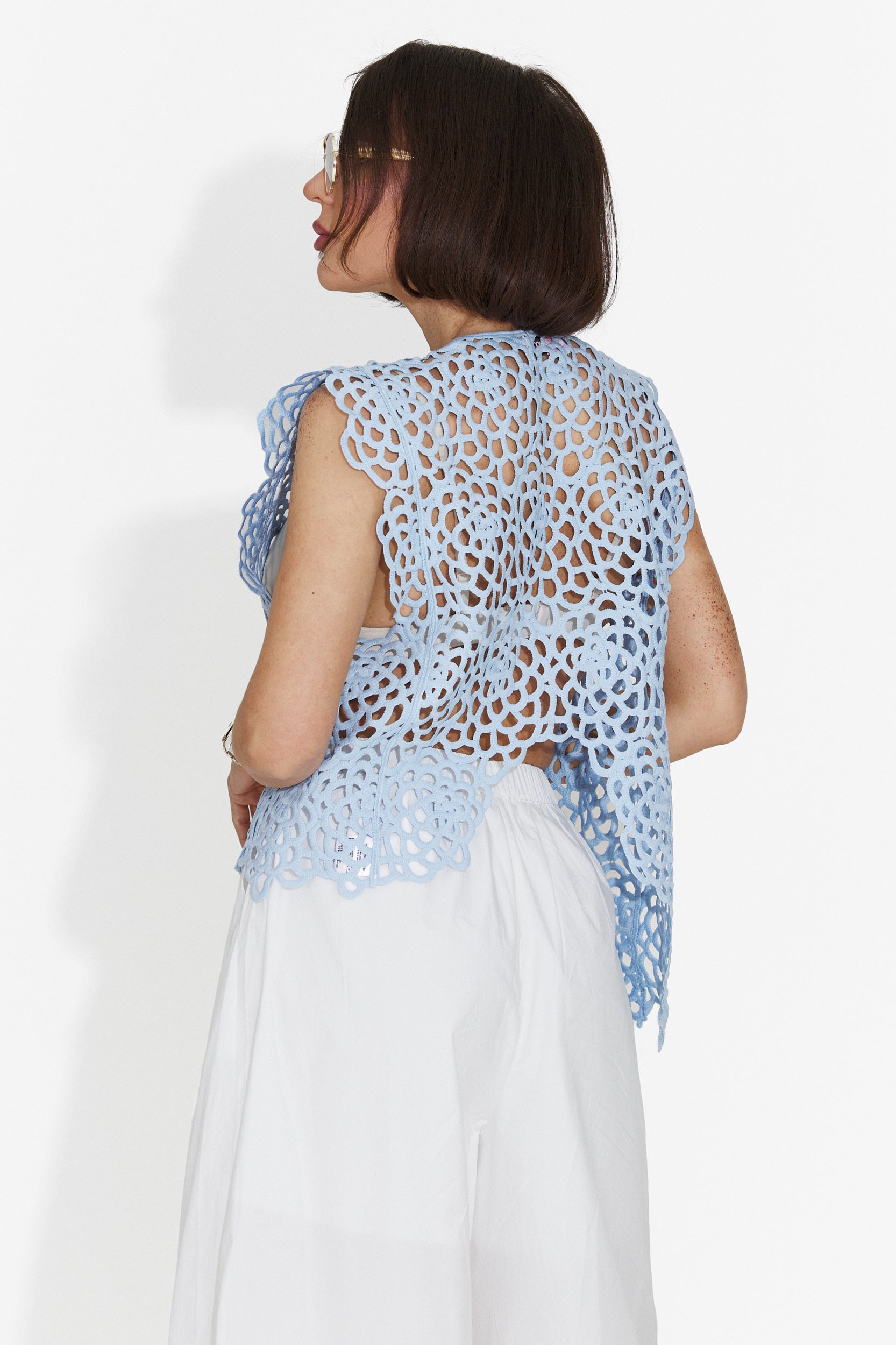 Rafelia Bogas Canotta Casual Blu da Donna