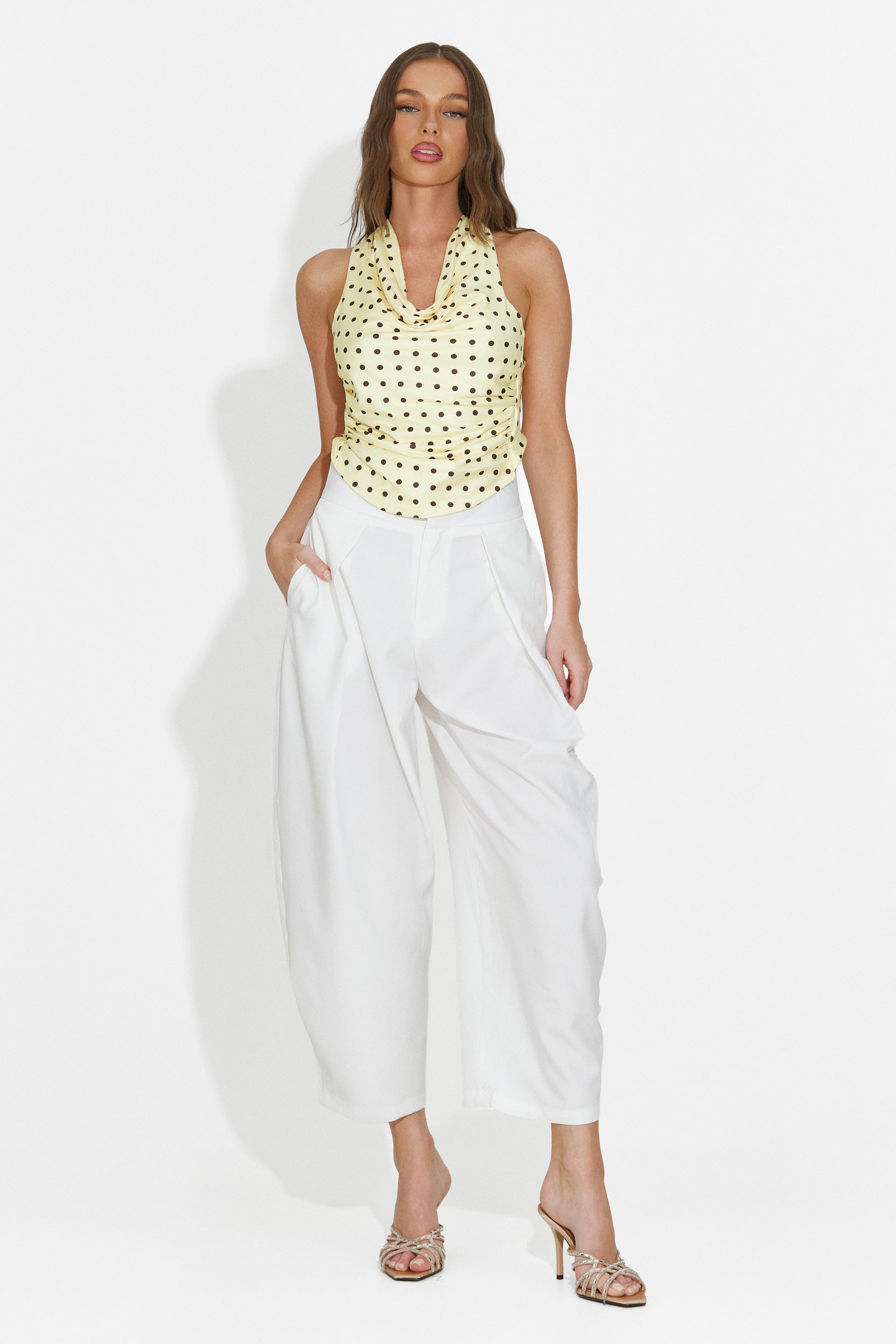 Canotta donna casual gialla Bustina Bogas