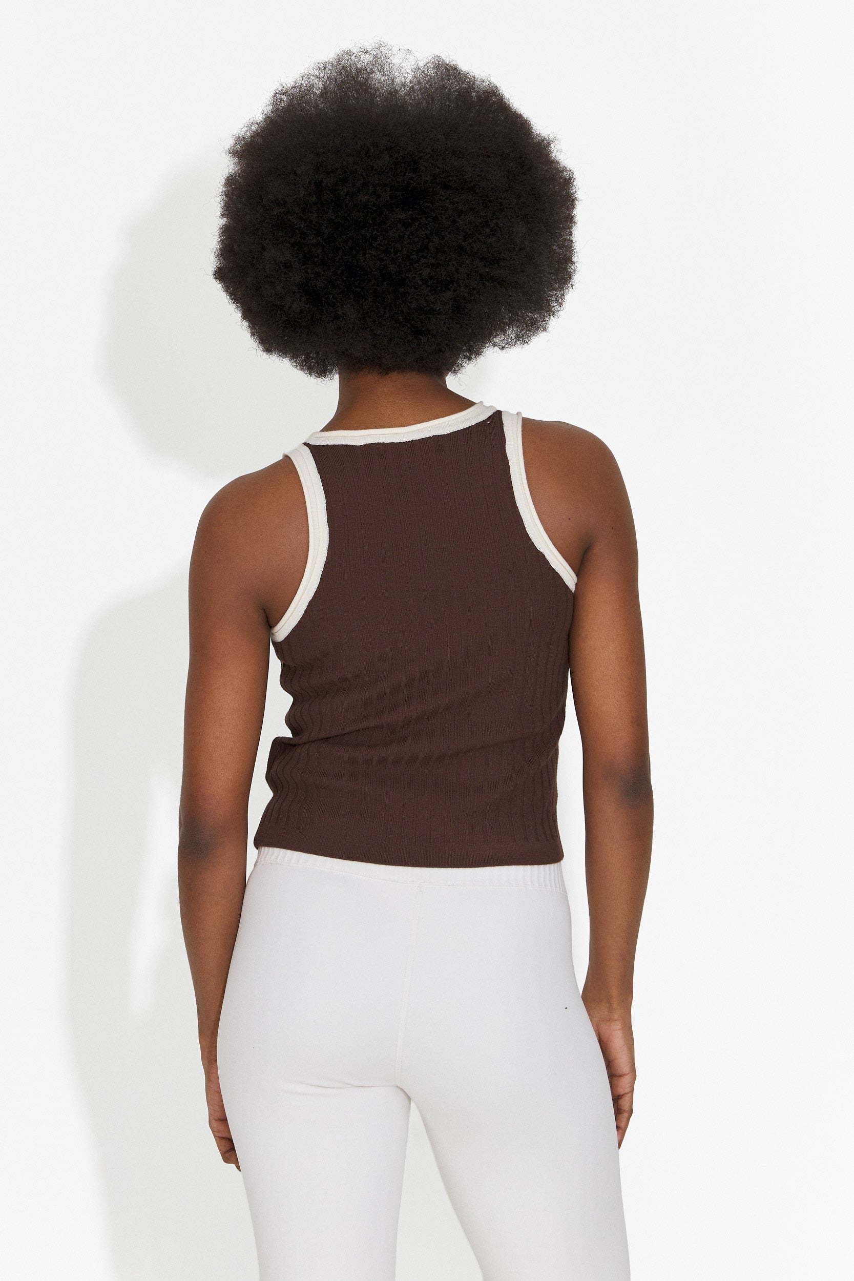 Casual canotta marrone da donna Catarina Bogas