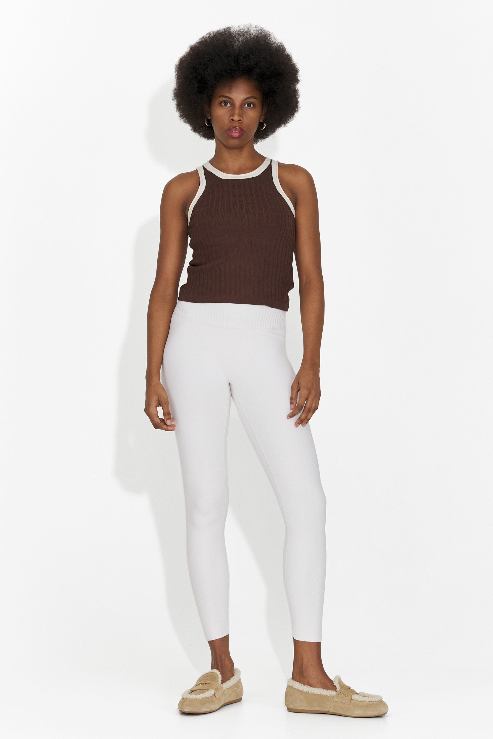 Casual canotta marrone da donna Catarina Bogas