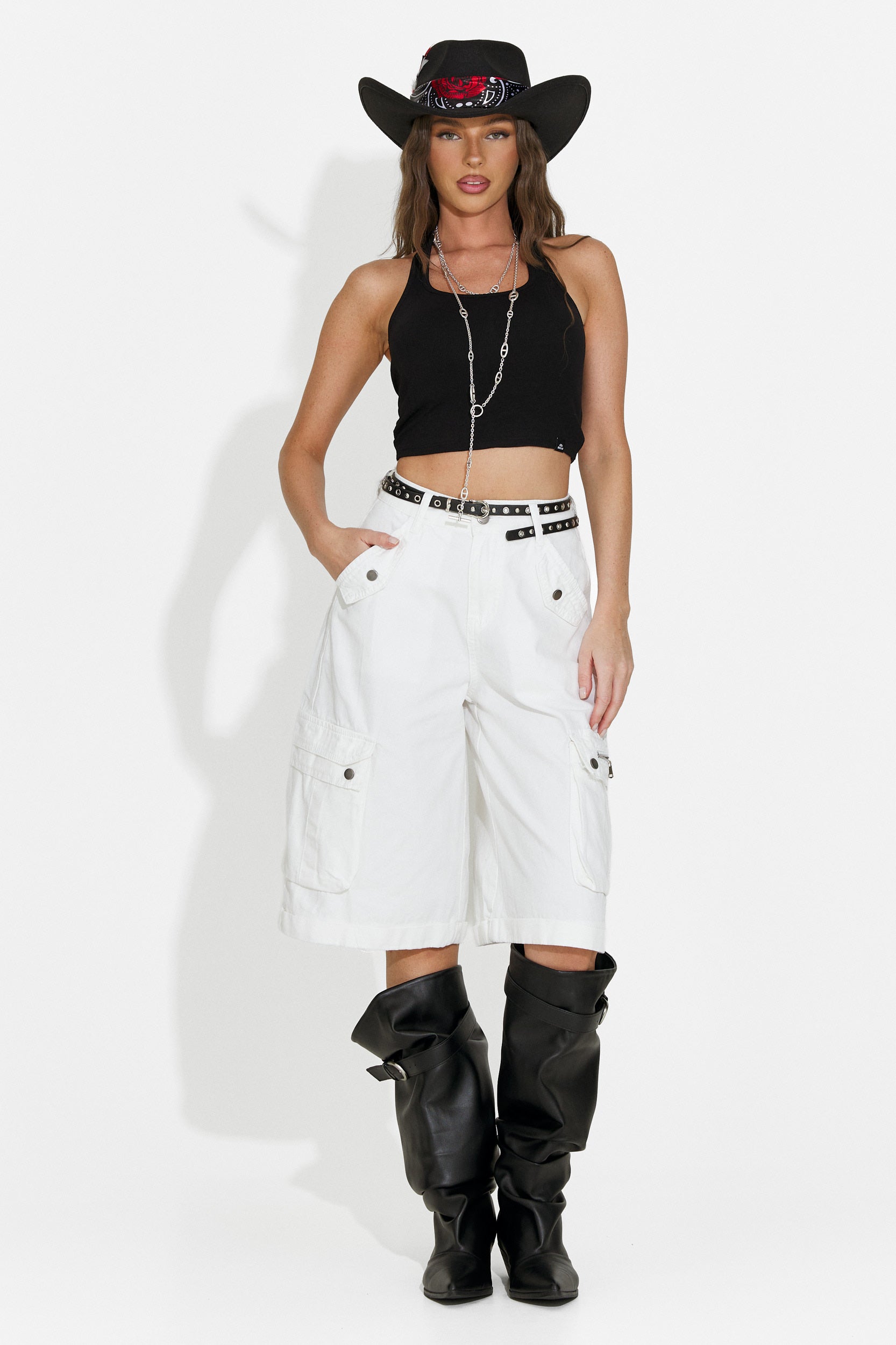 Canotta donna casual nera Fliter Bogas