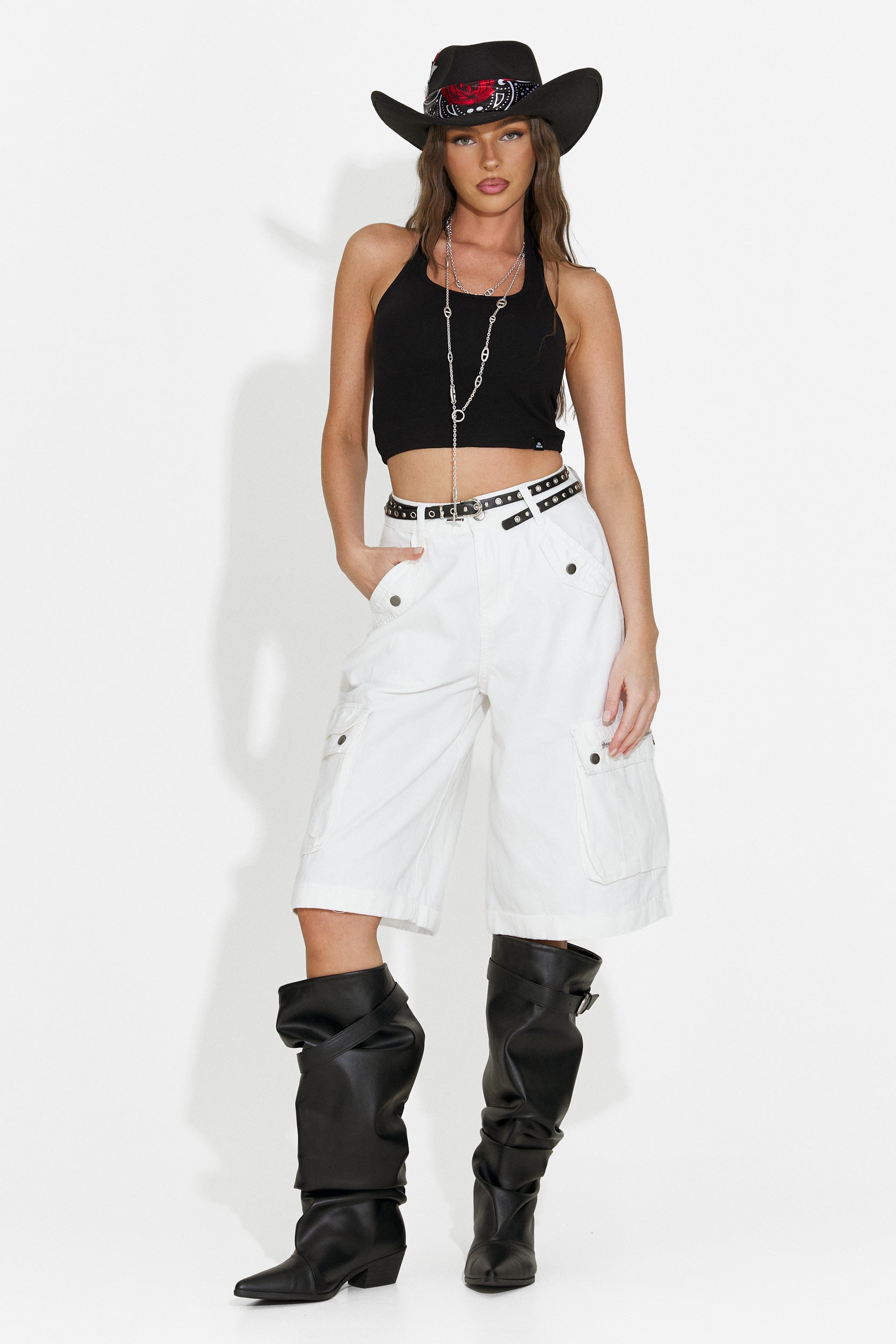 Canotta donna casual nera Fliter Bogas