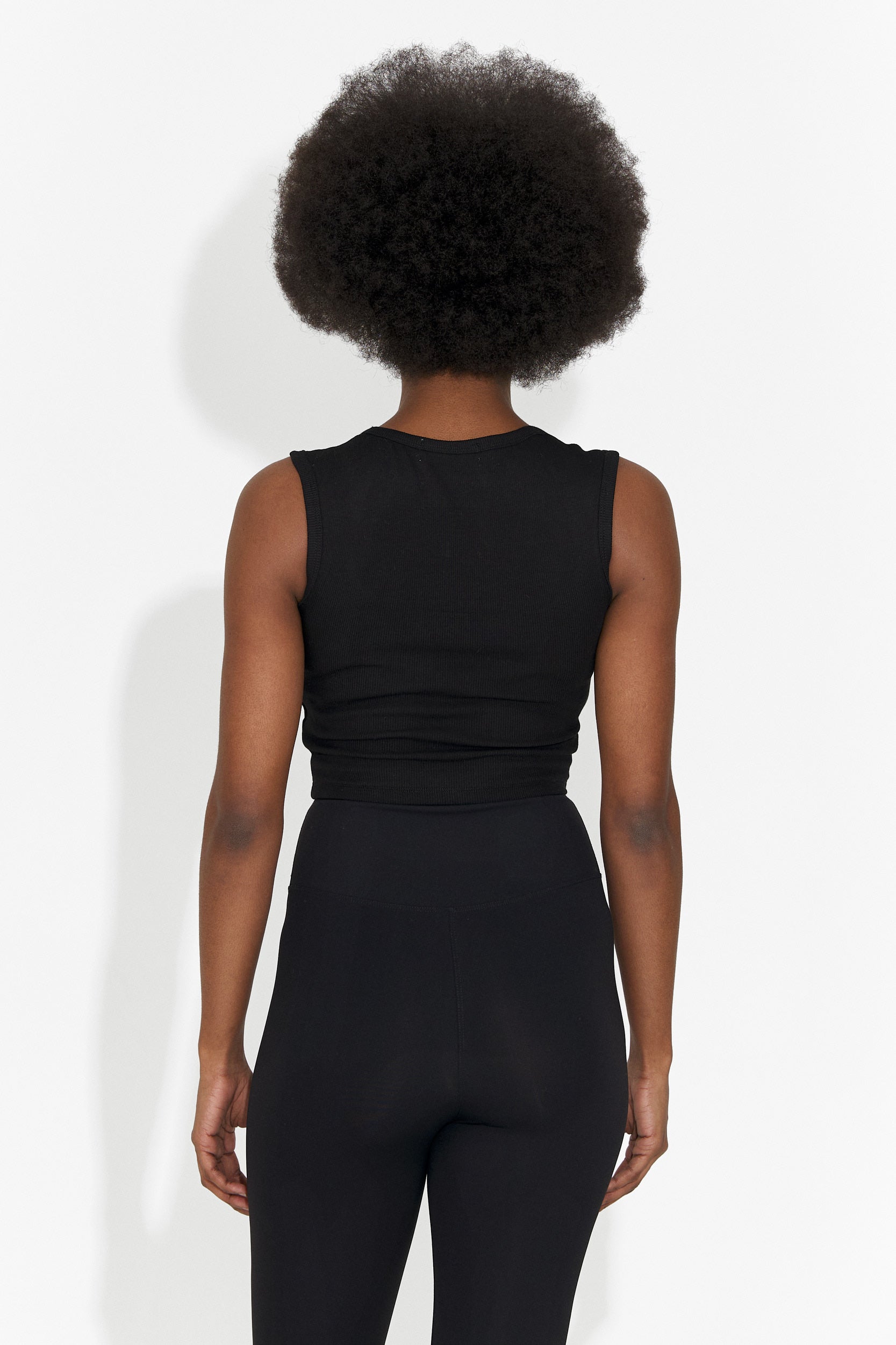 Veliria Bogas Canotta Casual Nera da Donna