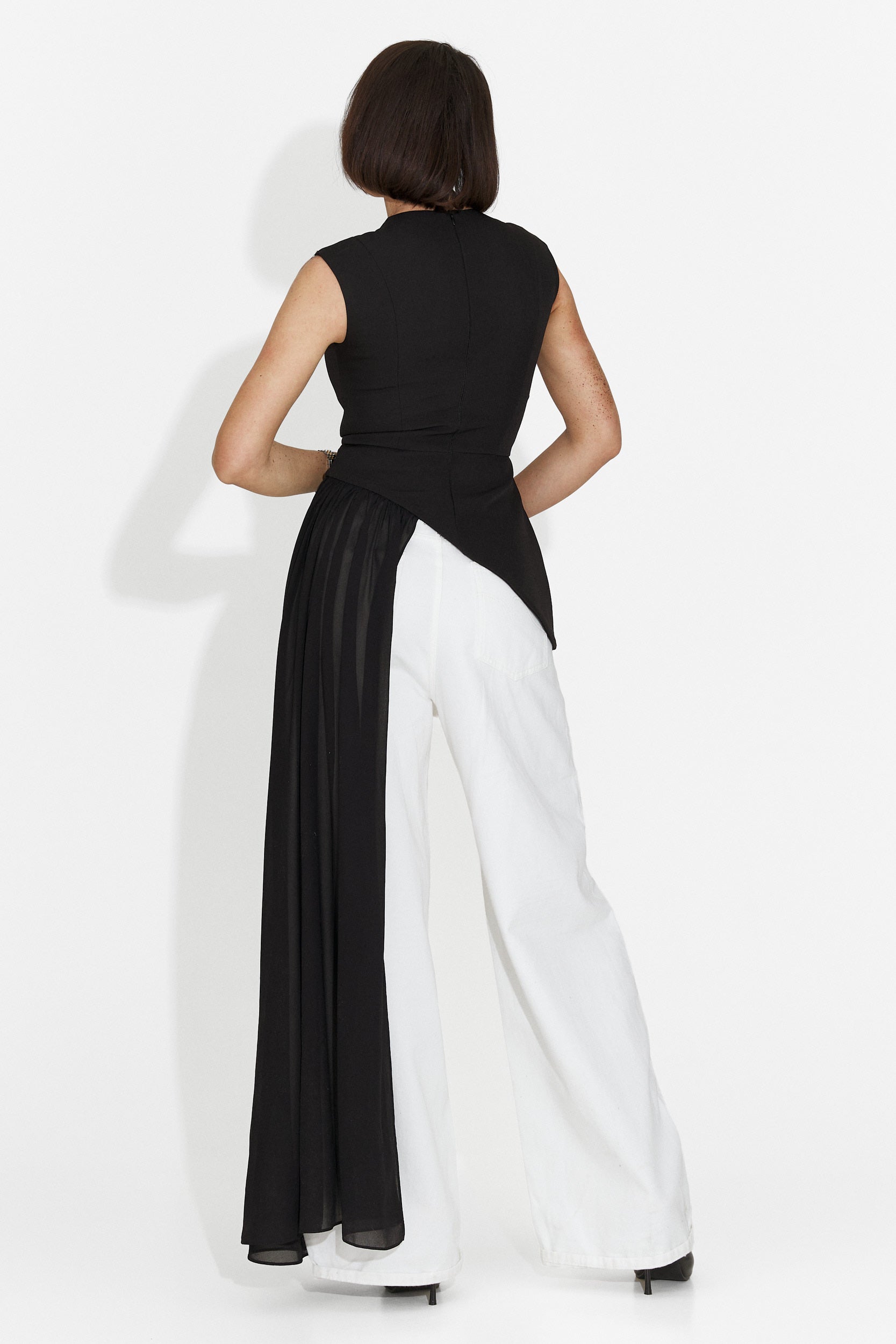 Maiou dama elegant negru Nunez Bogas