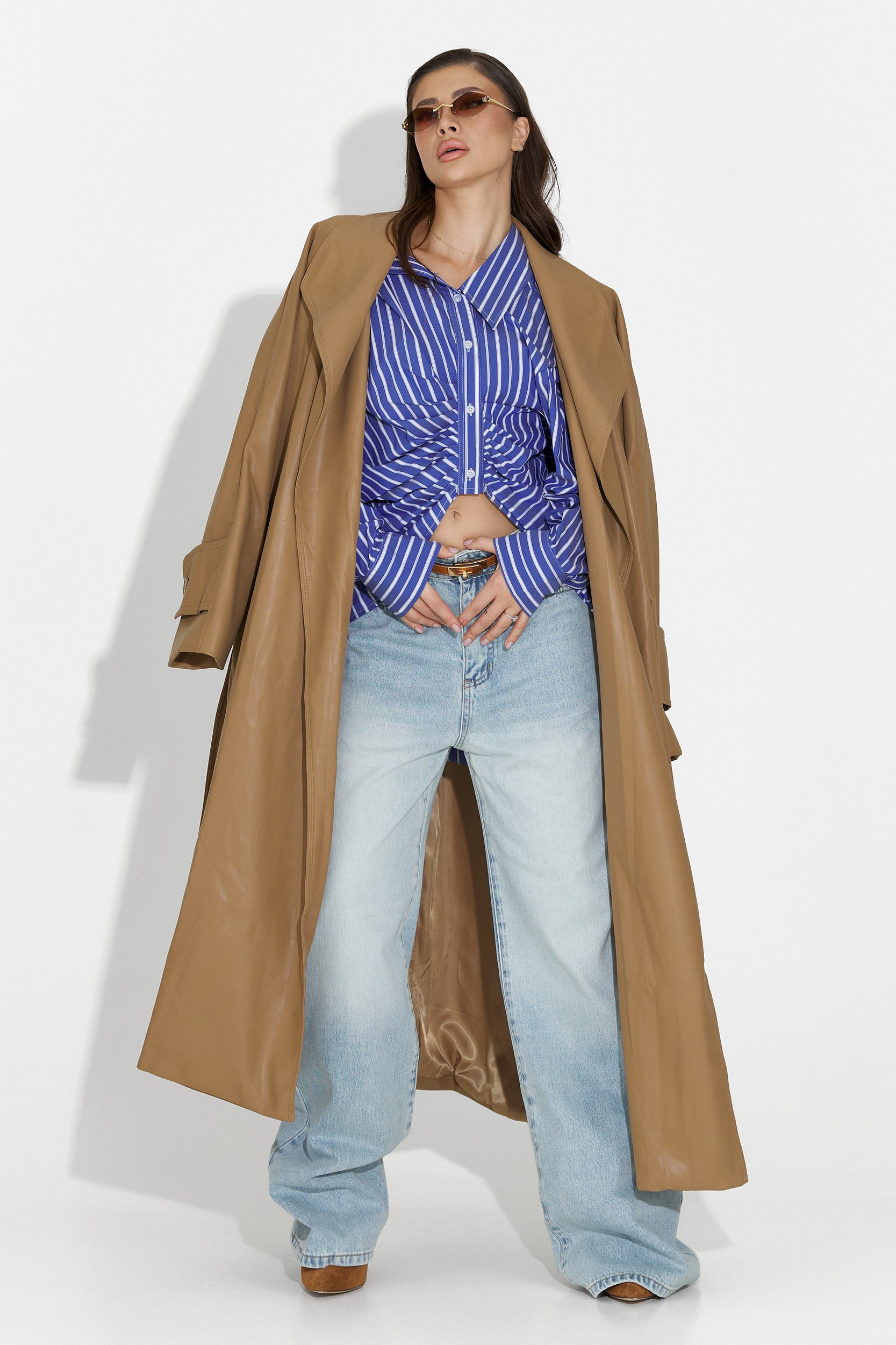 Elegante cappotto da donna beige Jasoria Bogas