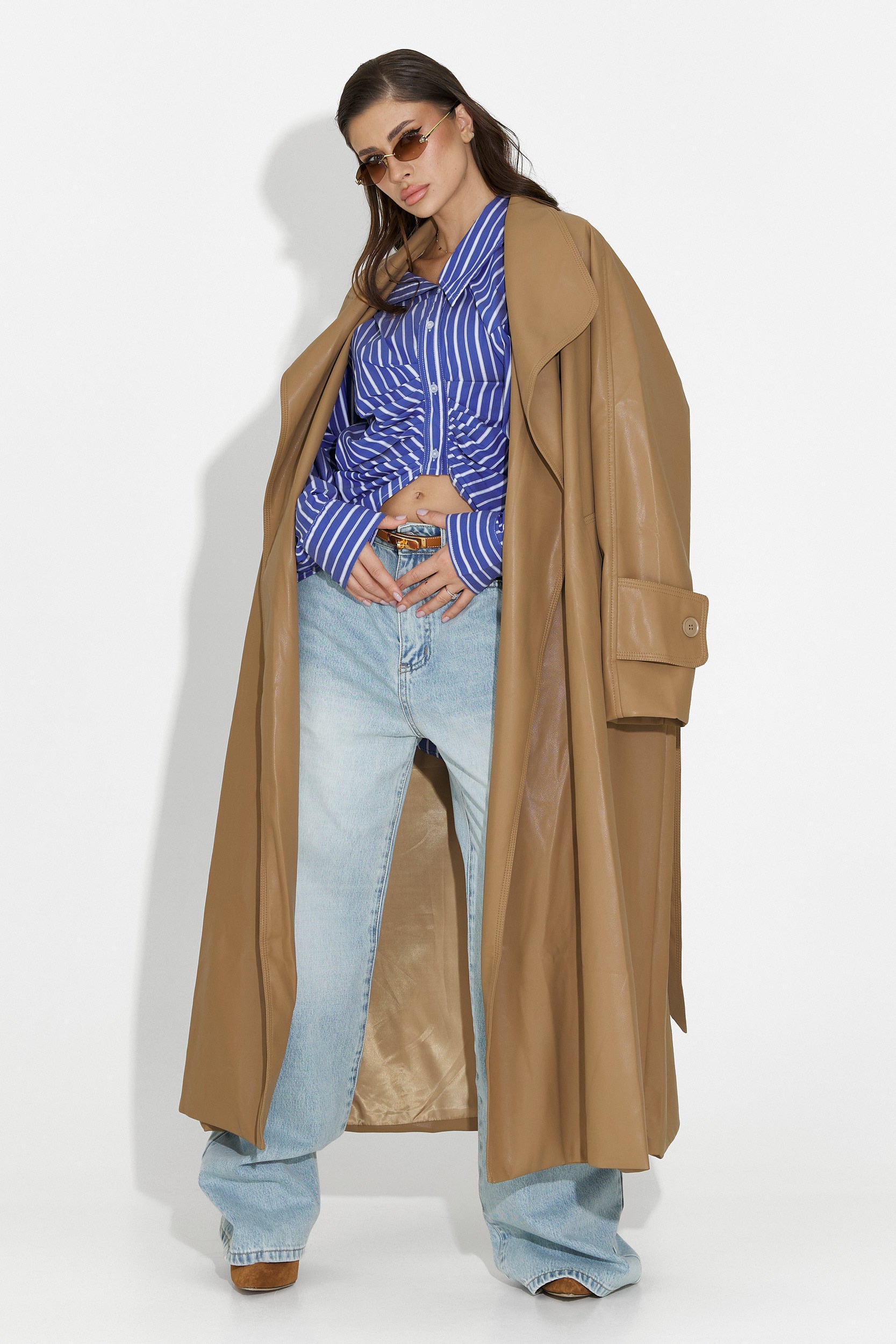 Elegante cappotto da donna beige Jasoria Bogas