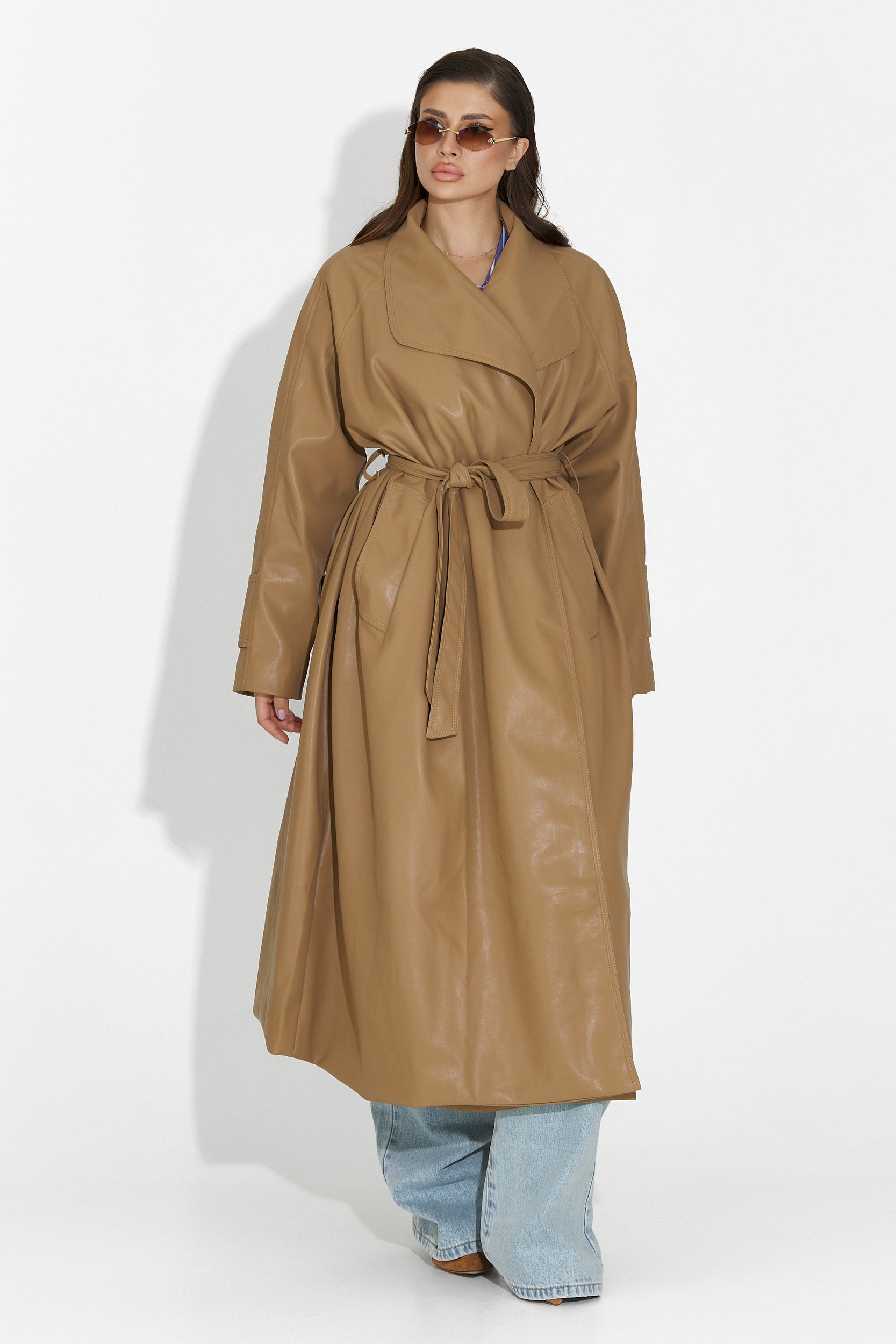Elegante cappotto da donna beige Jasoria Bogas