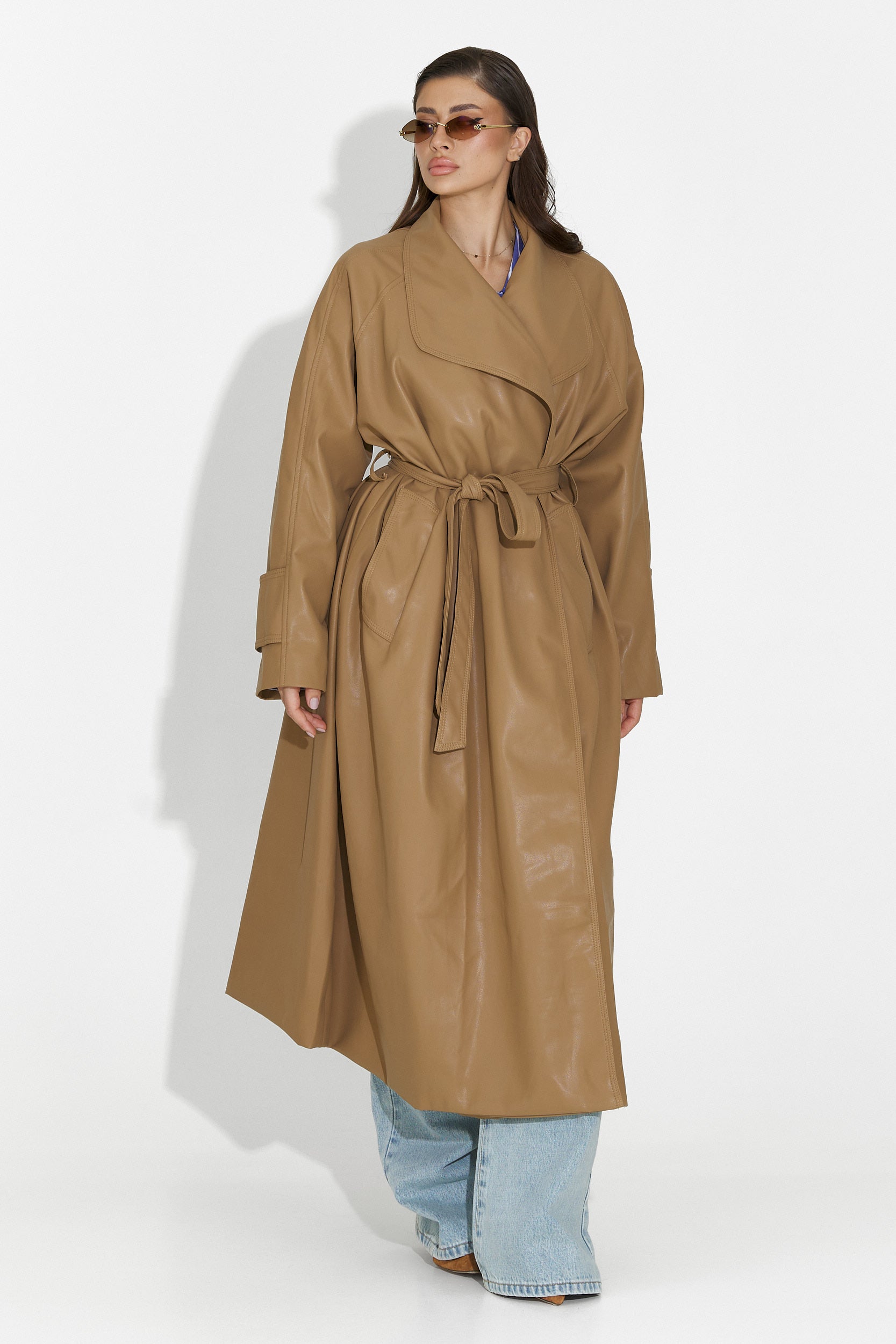 Elegante cappotto da donna beige Jasoria Bogas