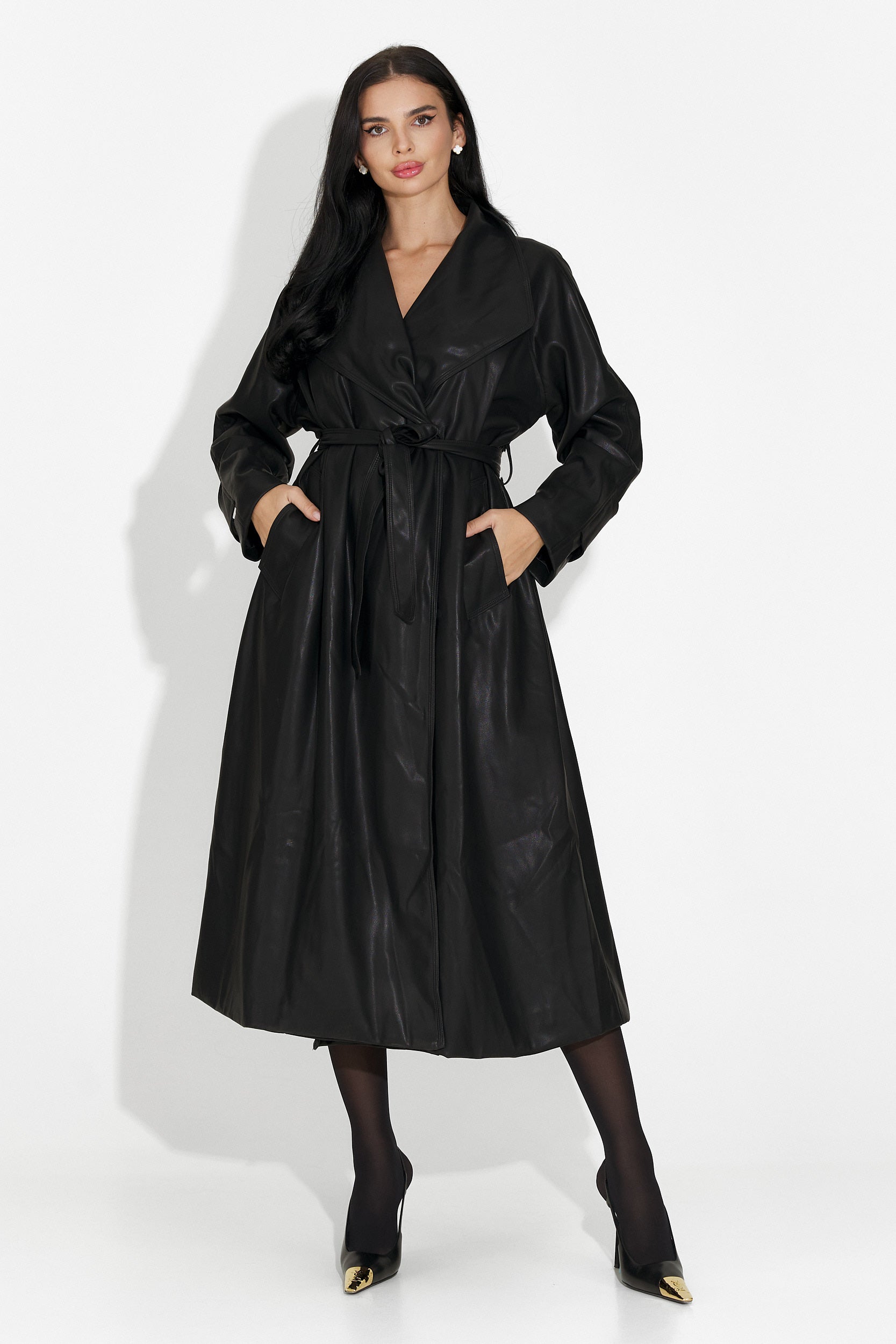 Elegante cappotto da donna Jasoria Bogas nero
