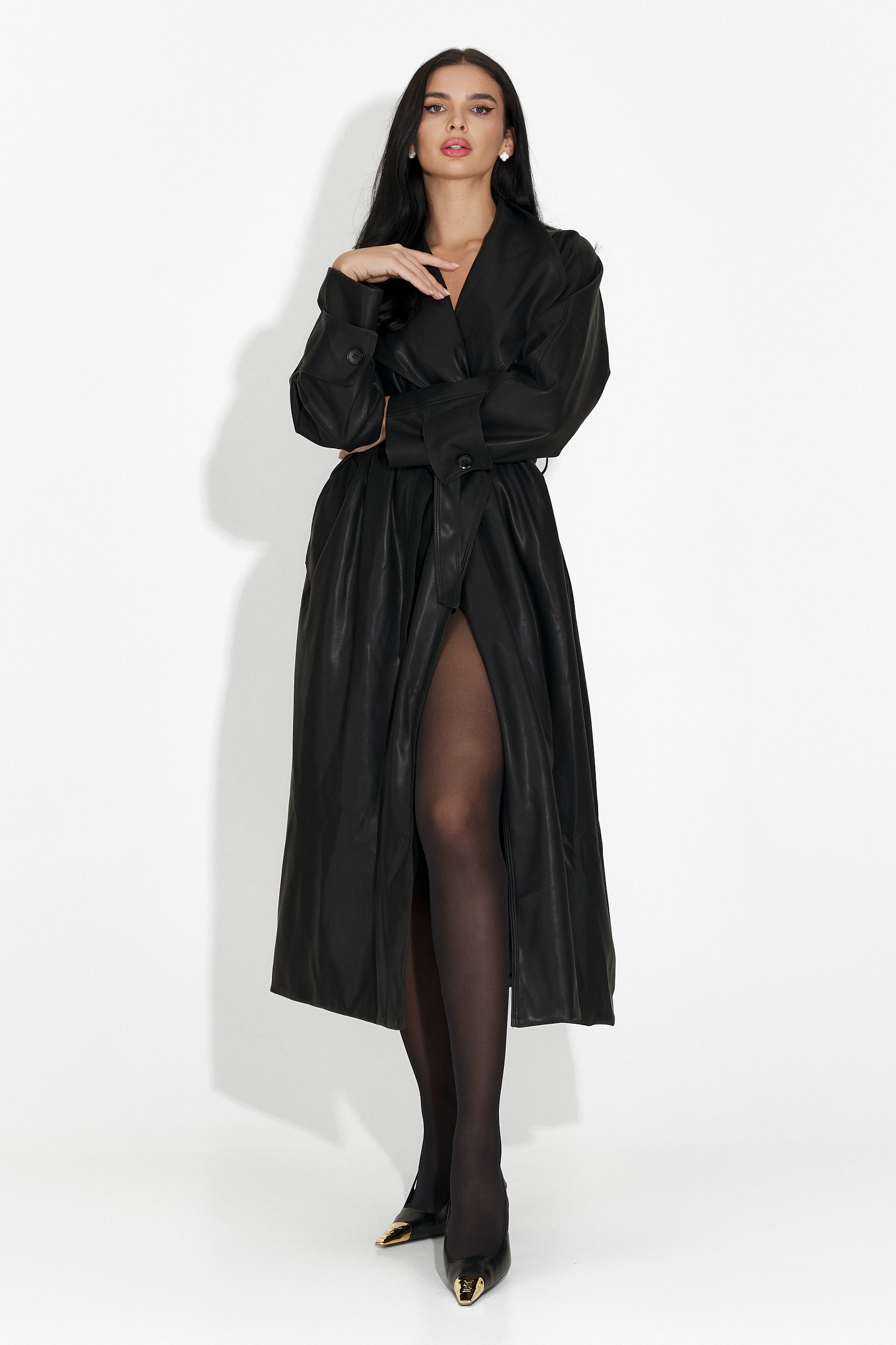 Elegante cappotto da donna Jasoria Bogas nero