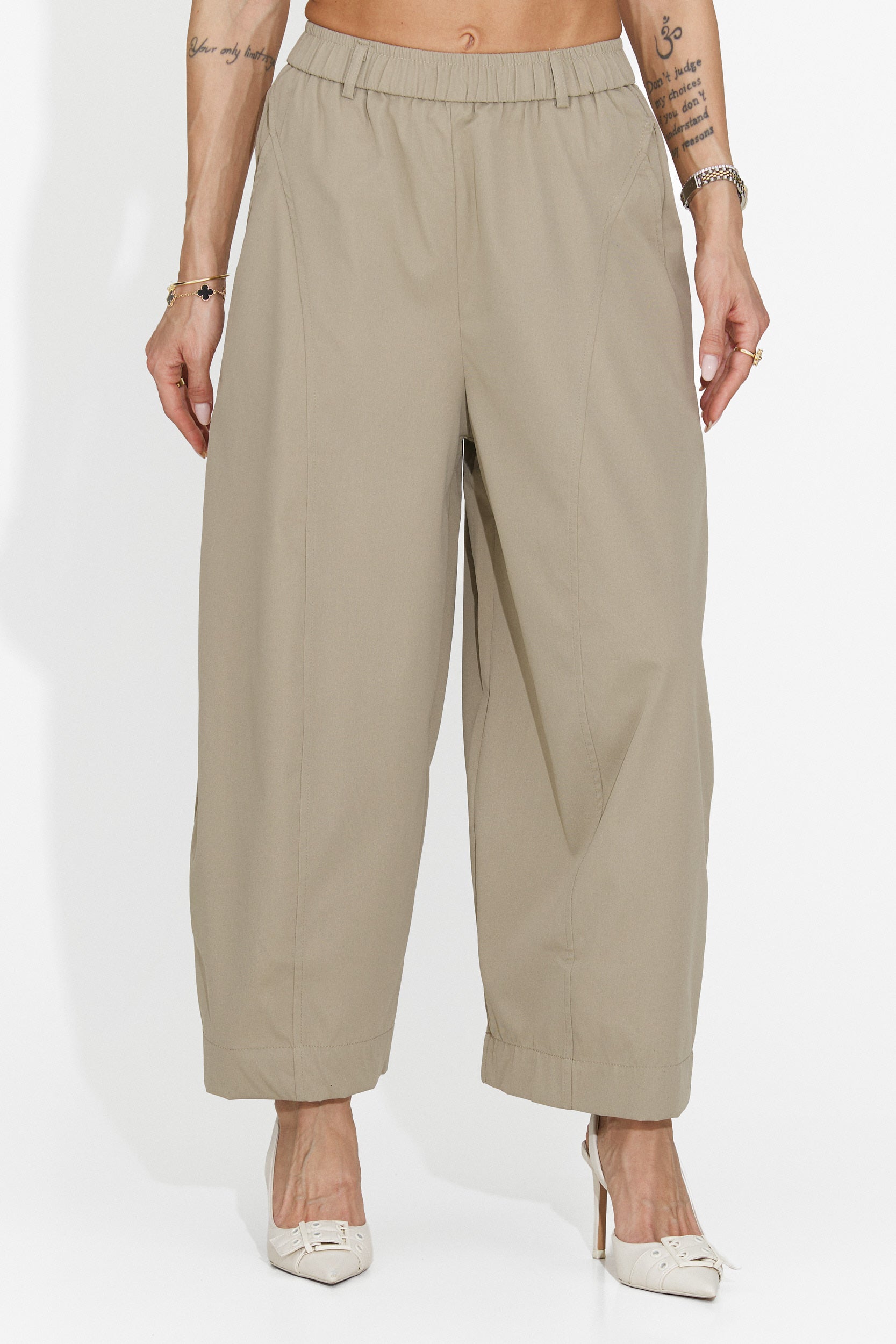 Pantaloni Casual Marroni da Donna Lobelia Bogas