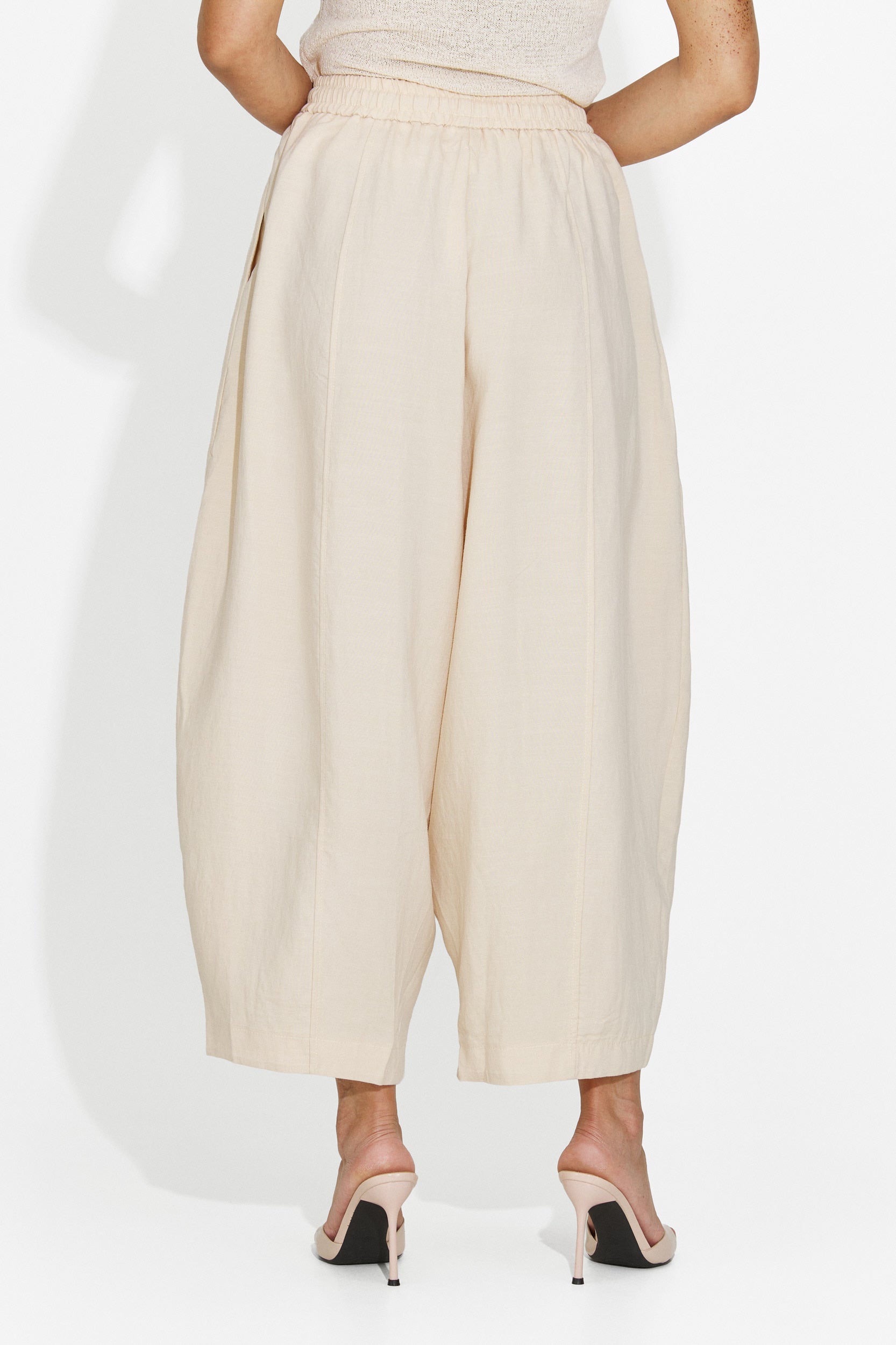 Pantaloni donna casual beige Eusepia Bogas