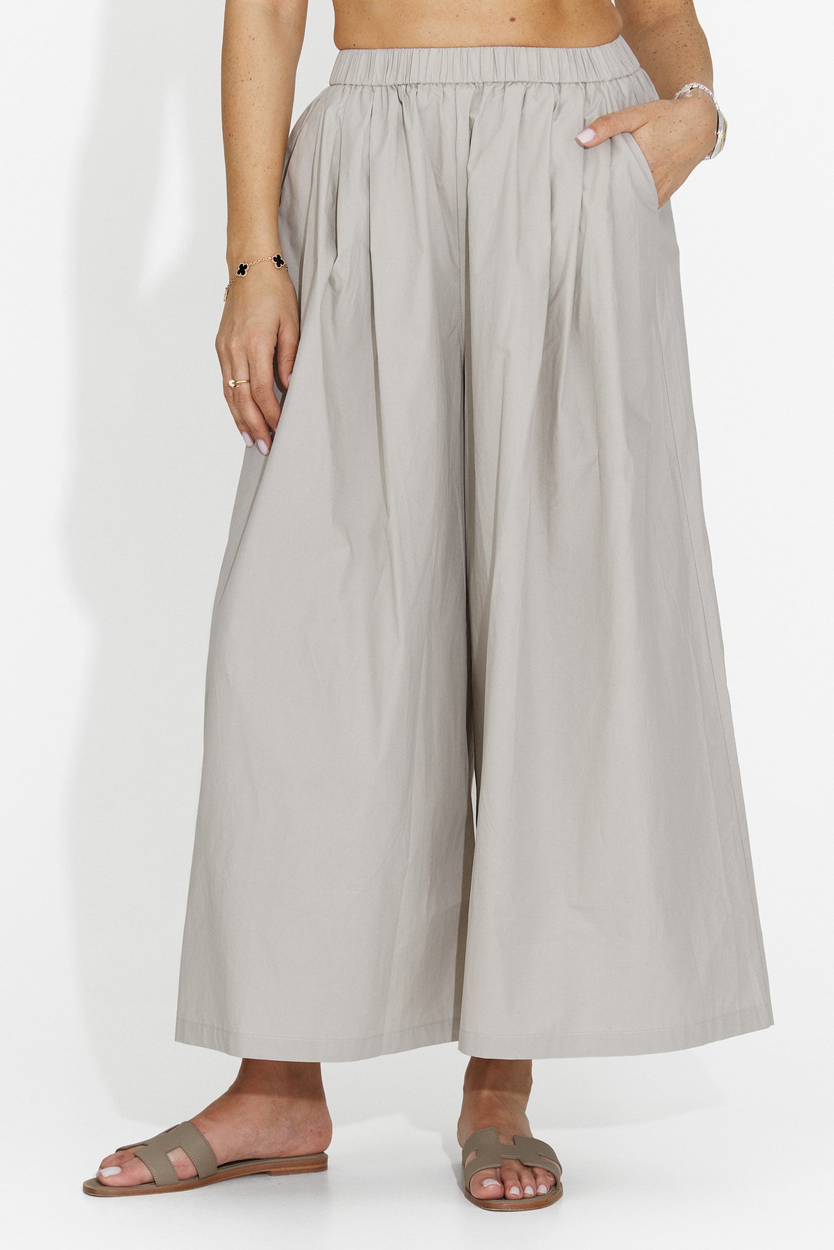 Pantaloni casual grigi da donna Bluebel Bogas