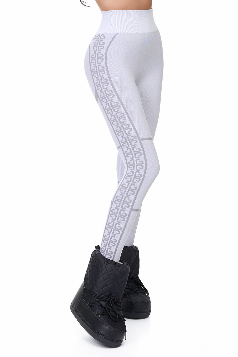 Pantaloni casual grigi da donna Desya Bogas