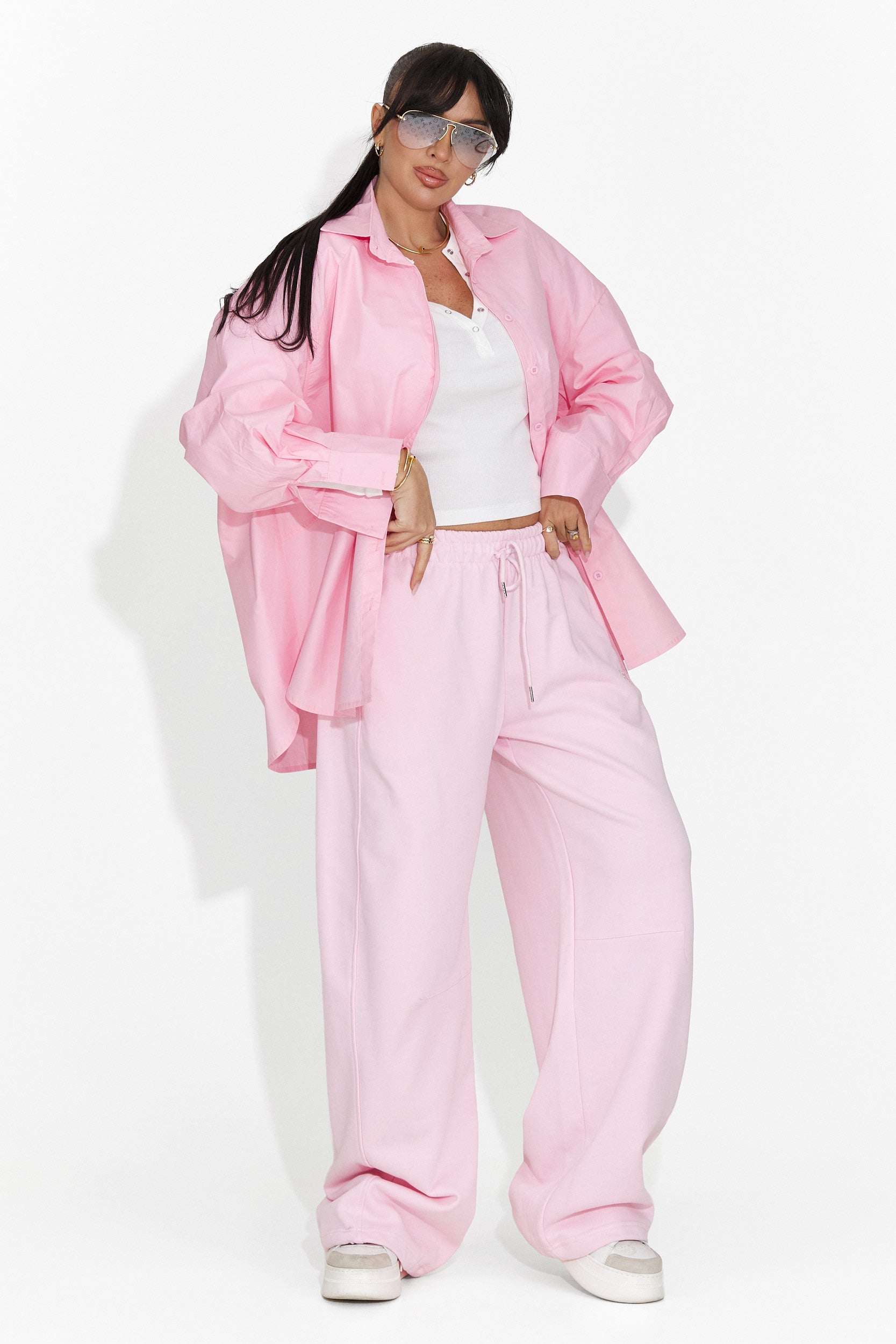 Pantaloni Casual Rosa da Donna di Romela Bogas