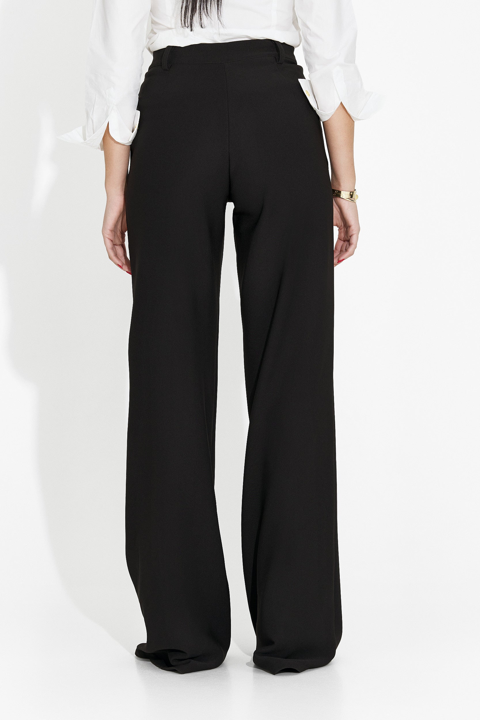 Eleganti Pantaloni Neri Vinuele Bogas da Donna