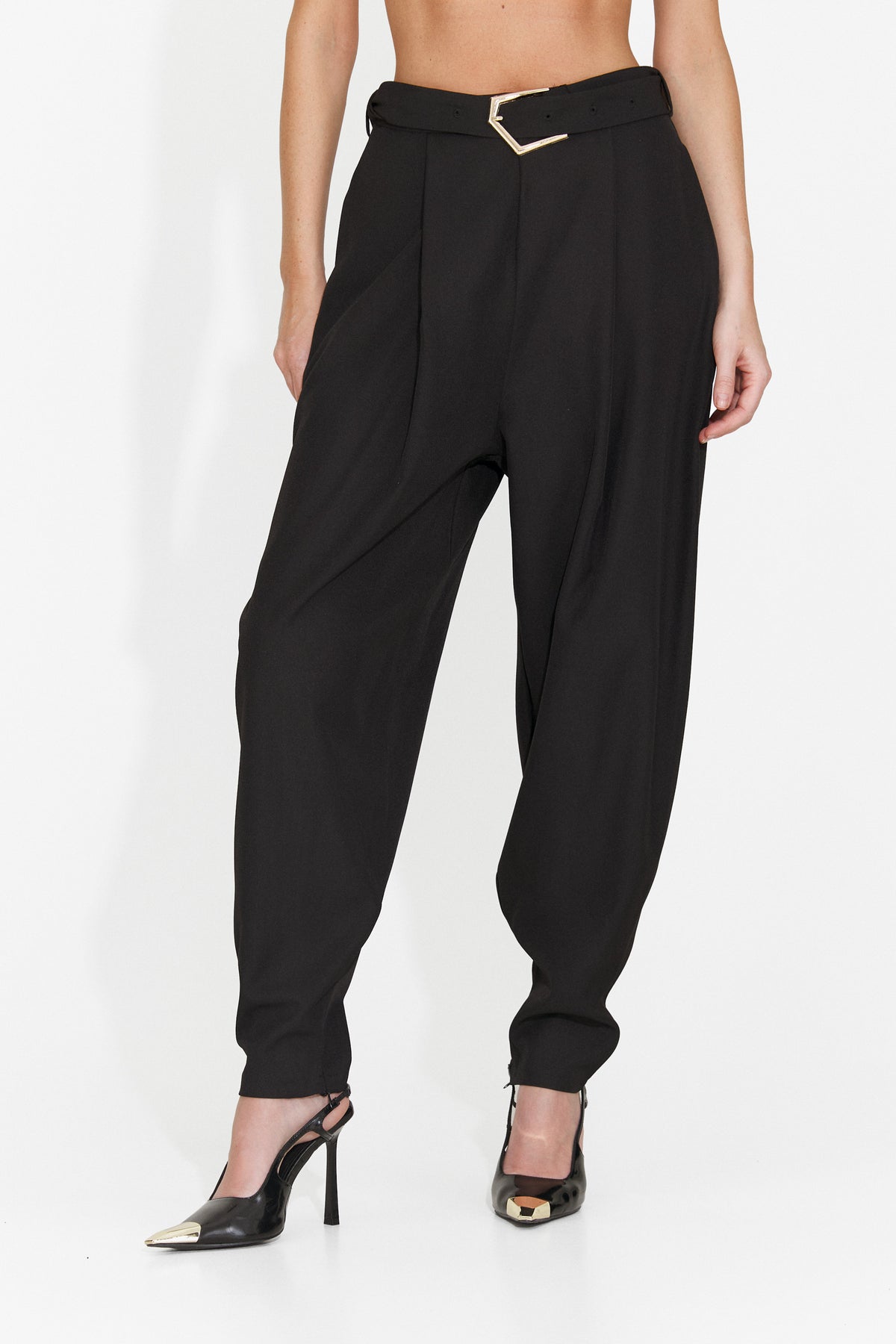 Pantaloni eleganti neri Didola Bogas, immagine 2 di 8