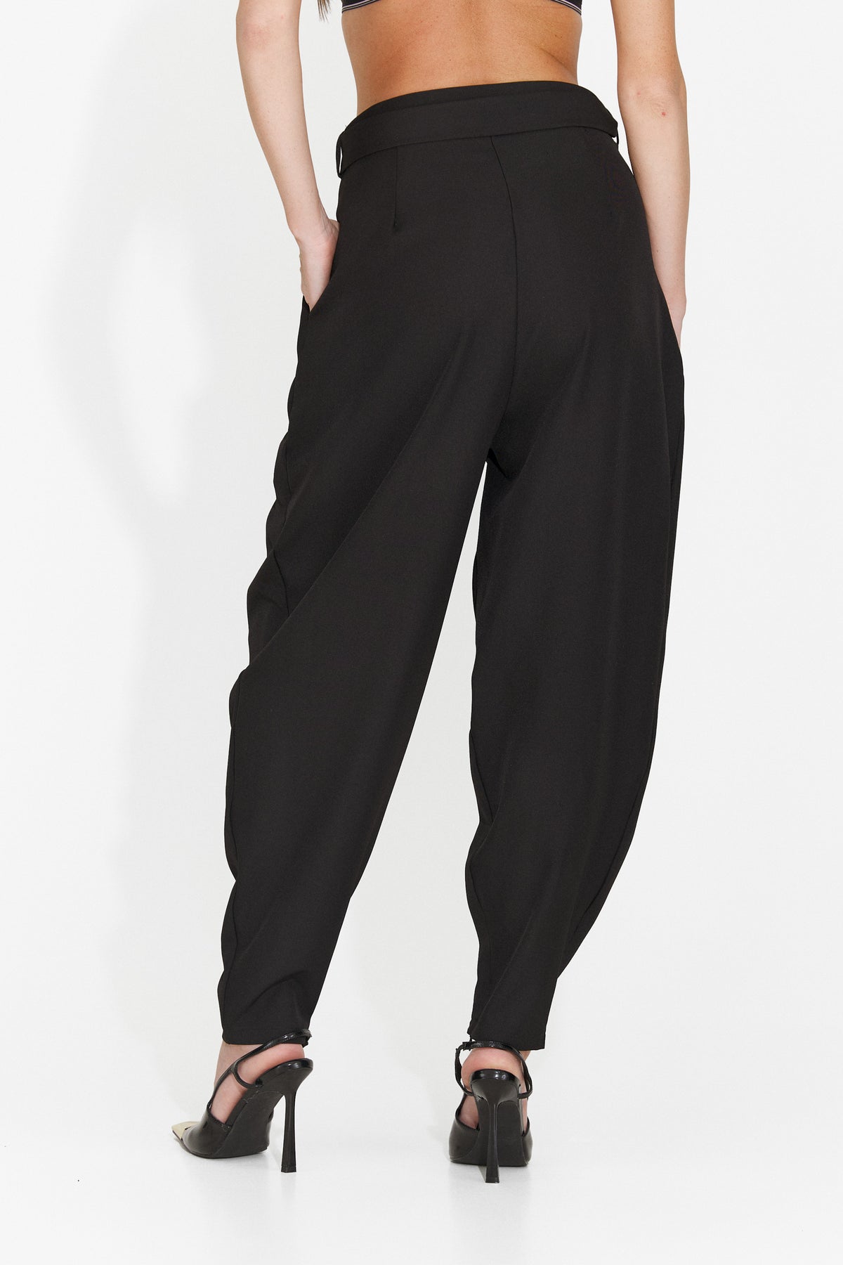 Pantaloni eleganti neri Didola Bogas, immagine 3 di 8