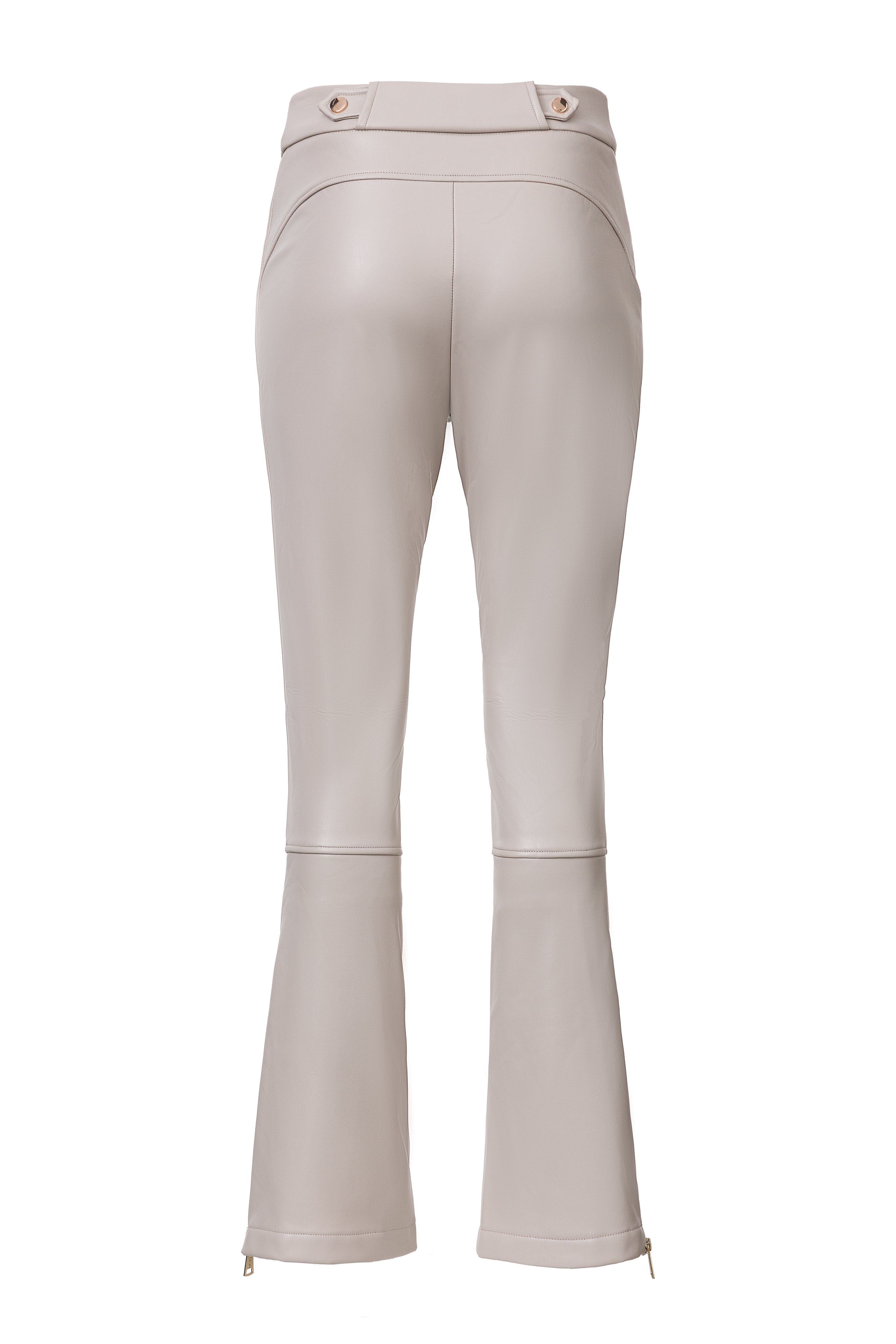 Pantaloni da Sci in Pelle Beige Bogas Cosira