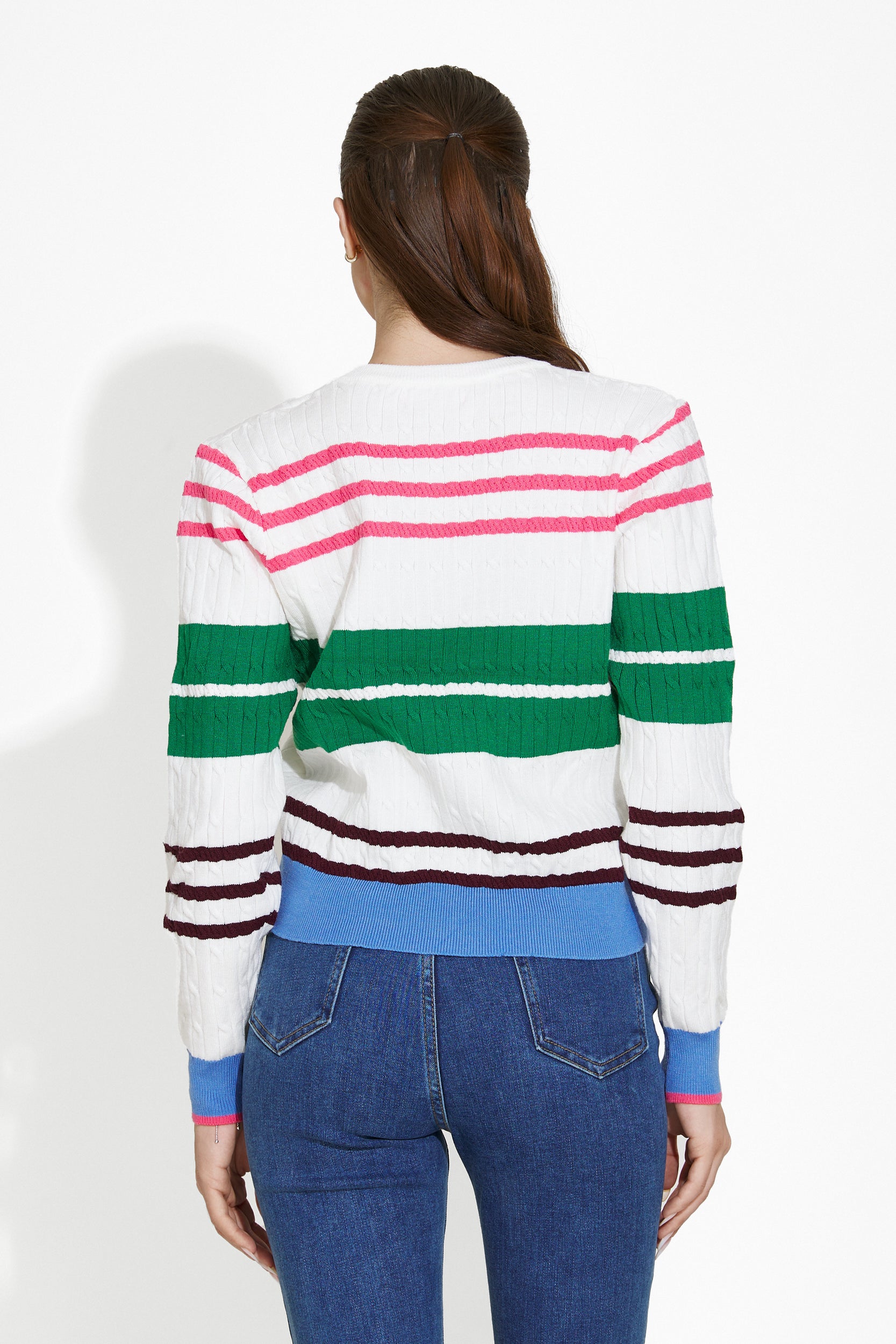 Maglione bianco da donna Odores Bogas