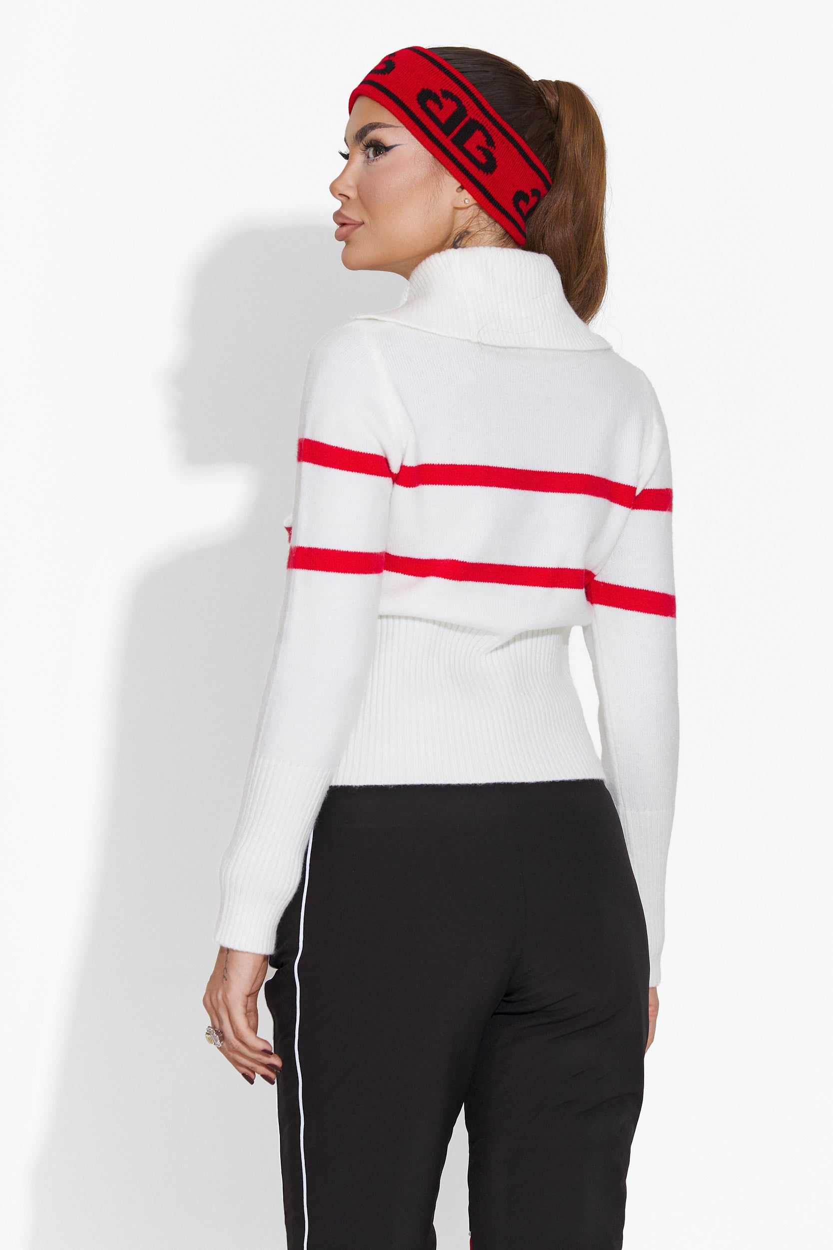 Maglione casual bianco da donna Liace Bogas