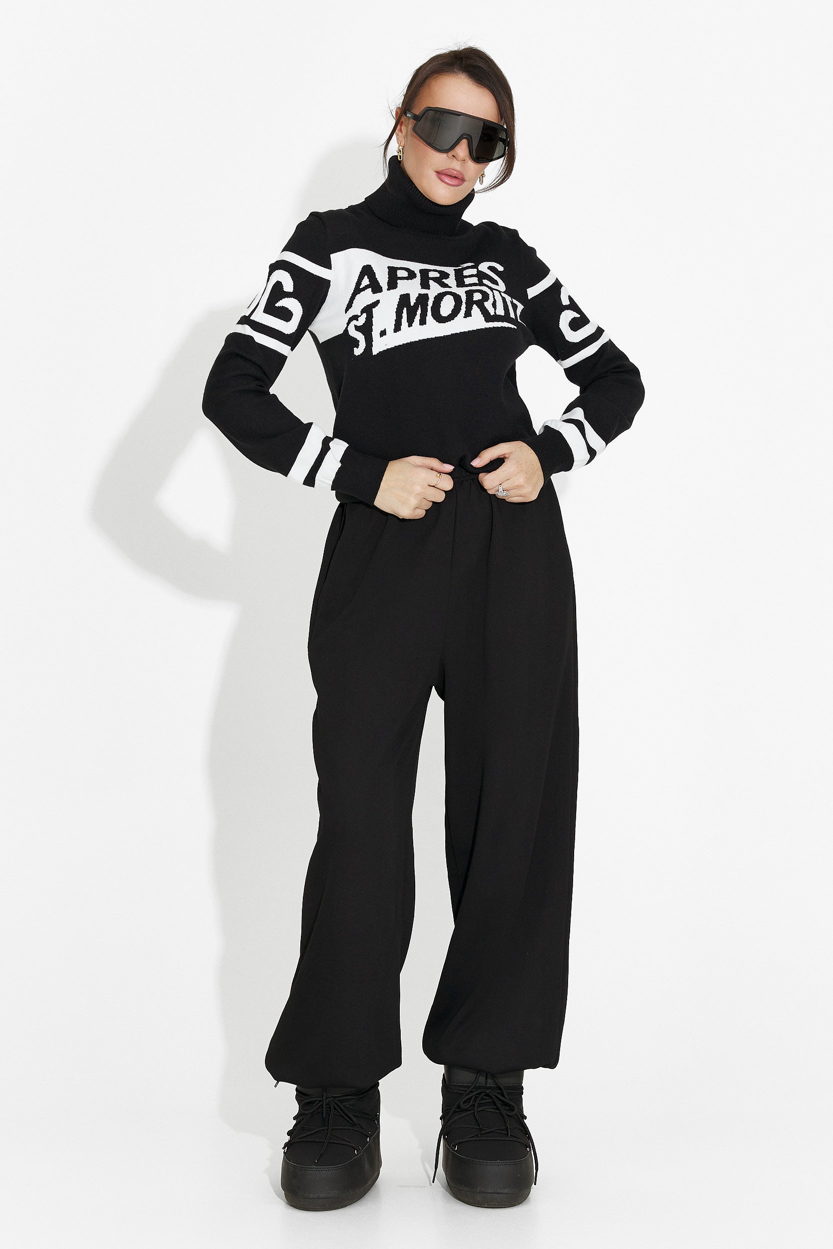 Maglione Casual Nero da Donna di Nelora Bogas