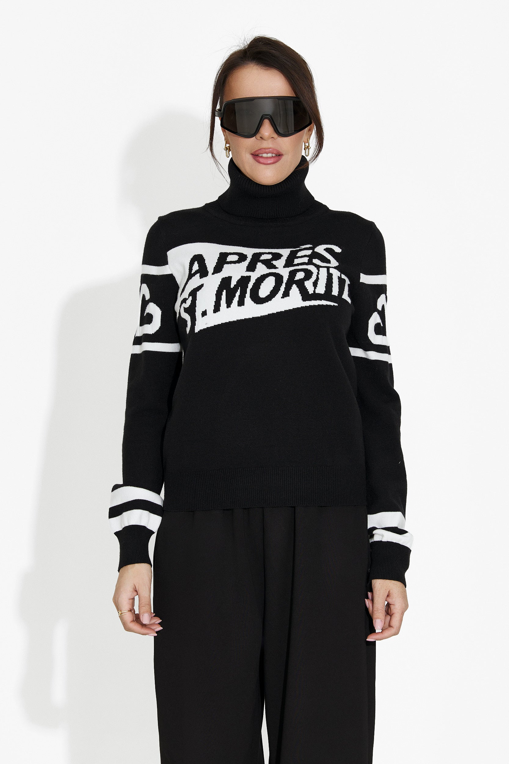 Maglione Casual Nero da Donna di Nelora Bogas