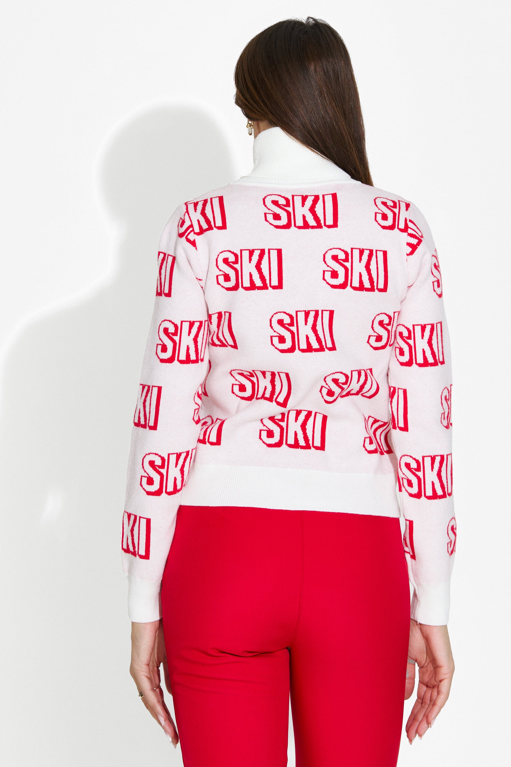 Maglione da Sci per Donna Bianco Caresia Bogas