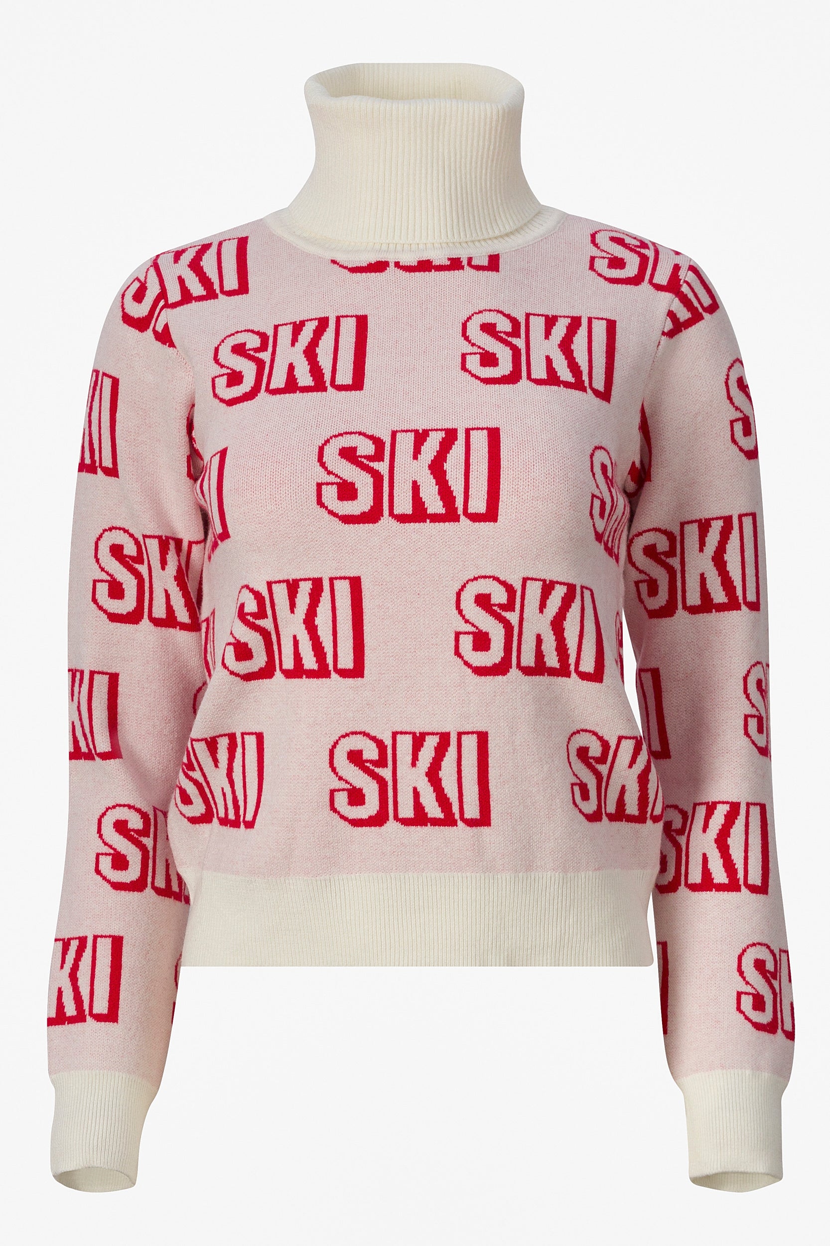 Pullover da sci donna bianco Caresia Bogas