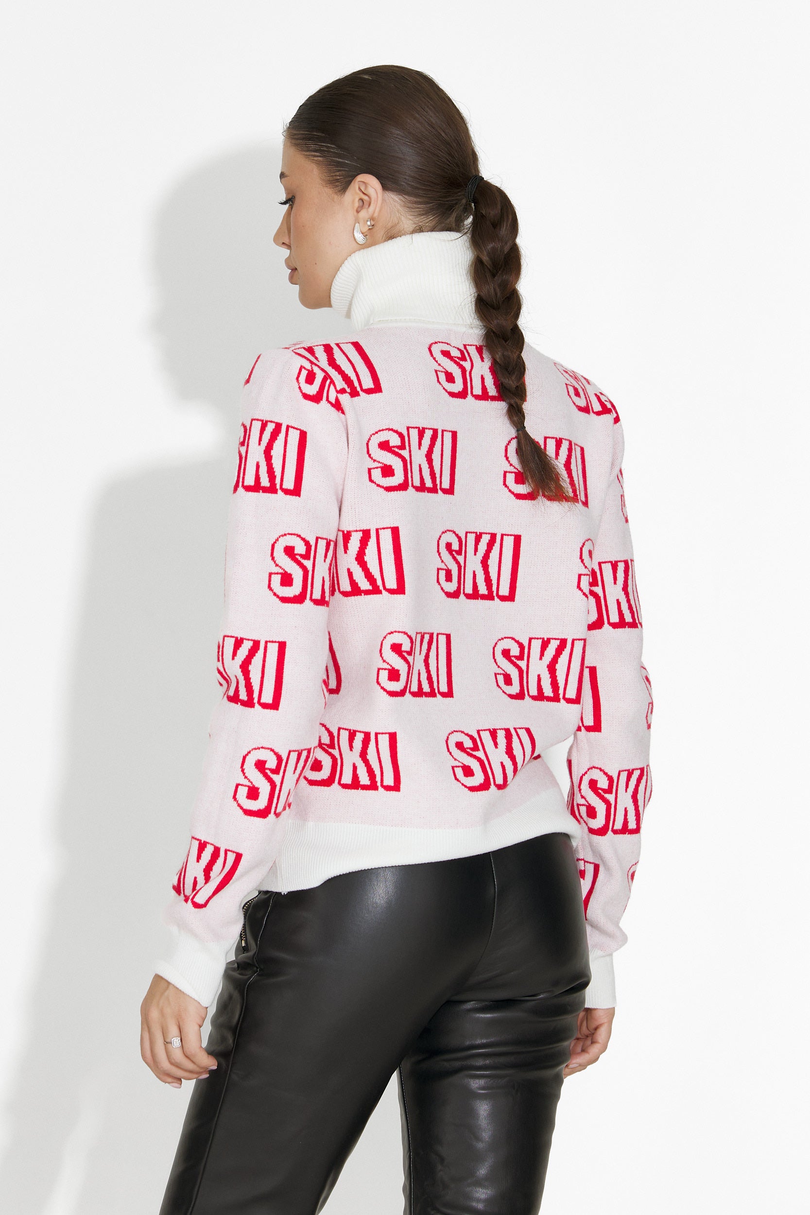 Maglione da Sci per Donna Bianco Caresia Bogas