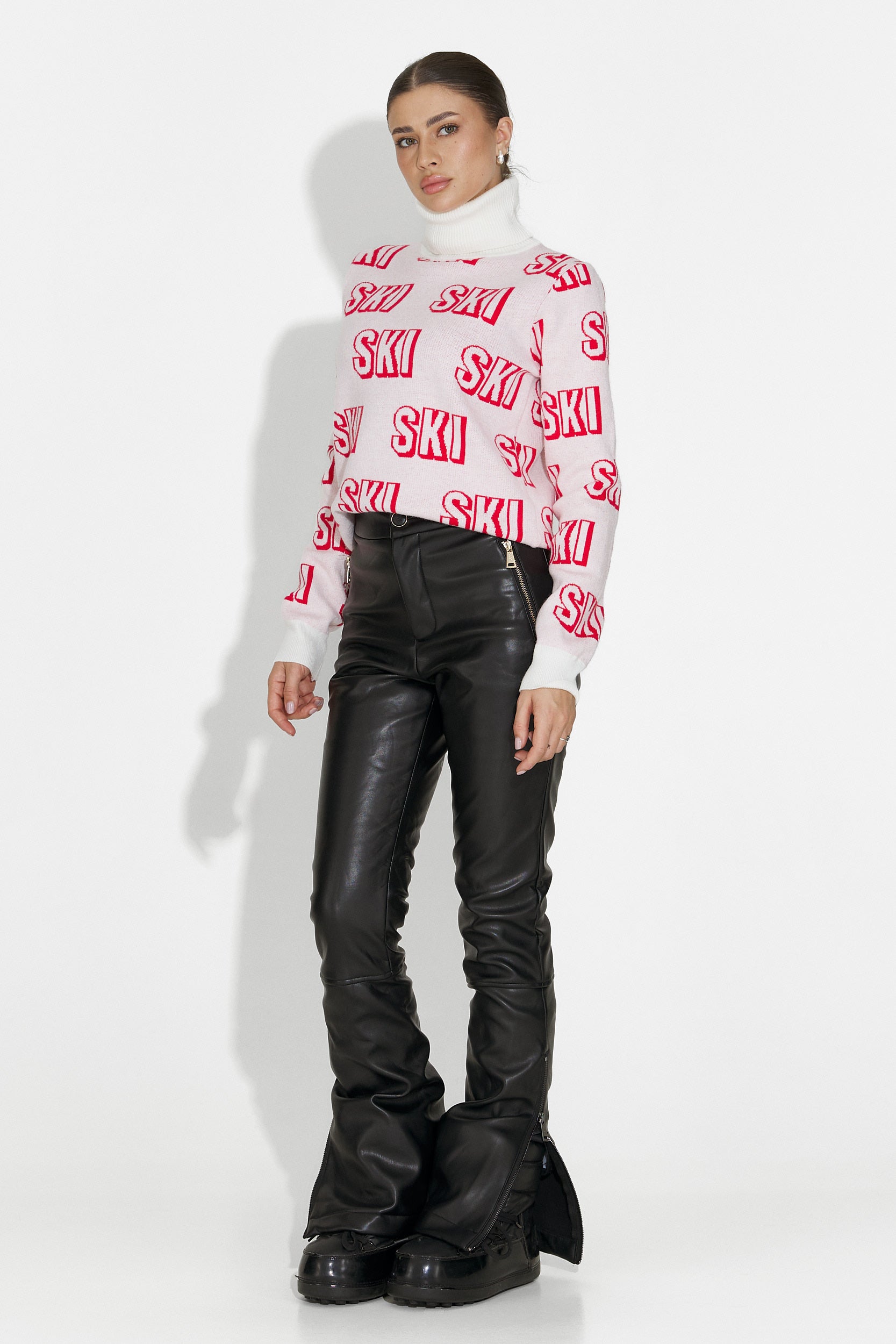 Maglione da Sci per Donna Bianco Caresia Bogas