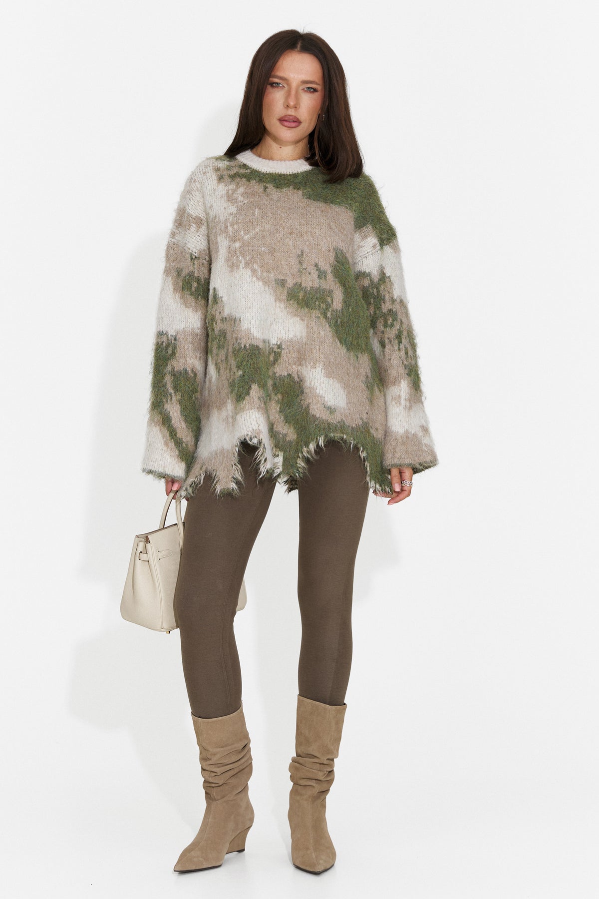 Pulover verde Lasleva Bogas