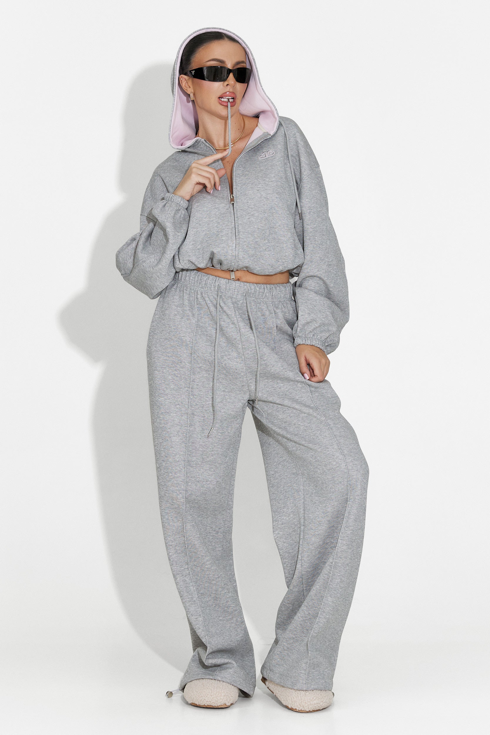 Reica Bogas Casual Grigio Allenamento da Donna