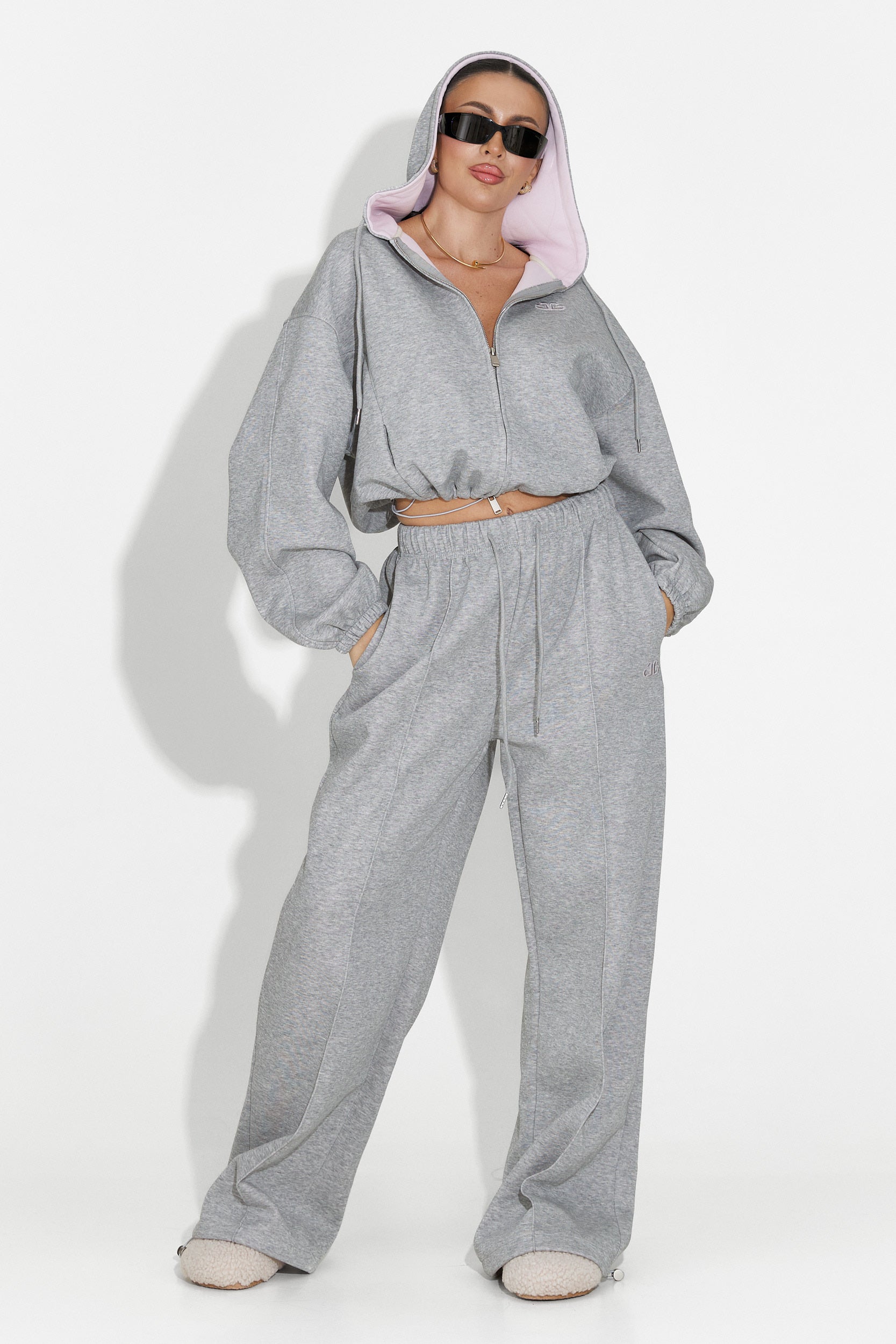 Reica Bogas Casual Grigio Allenamento da Donna