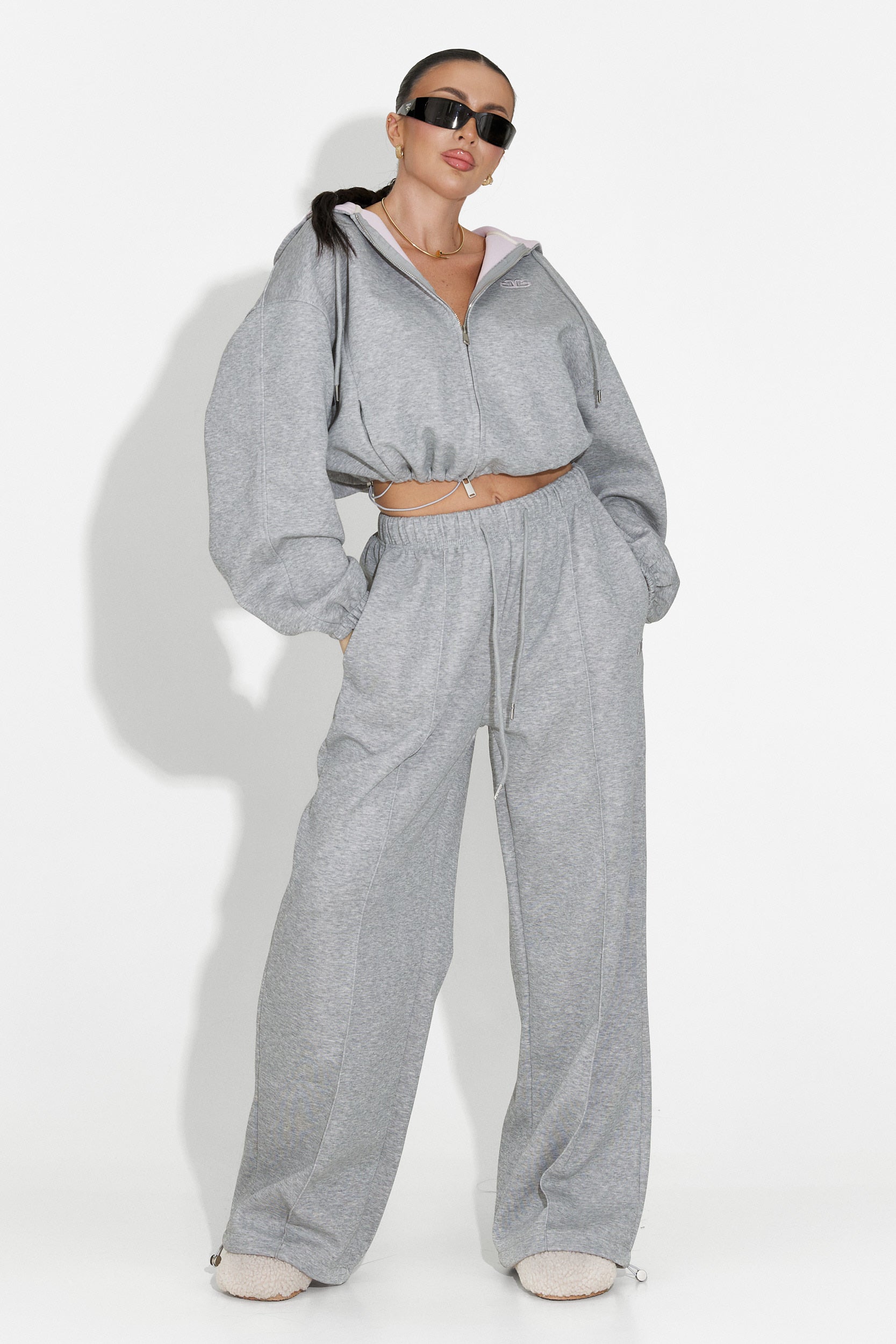 Reica Bogas Casual Grigio Allenamento da Donna