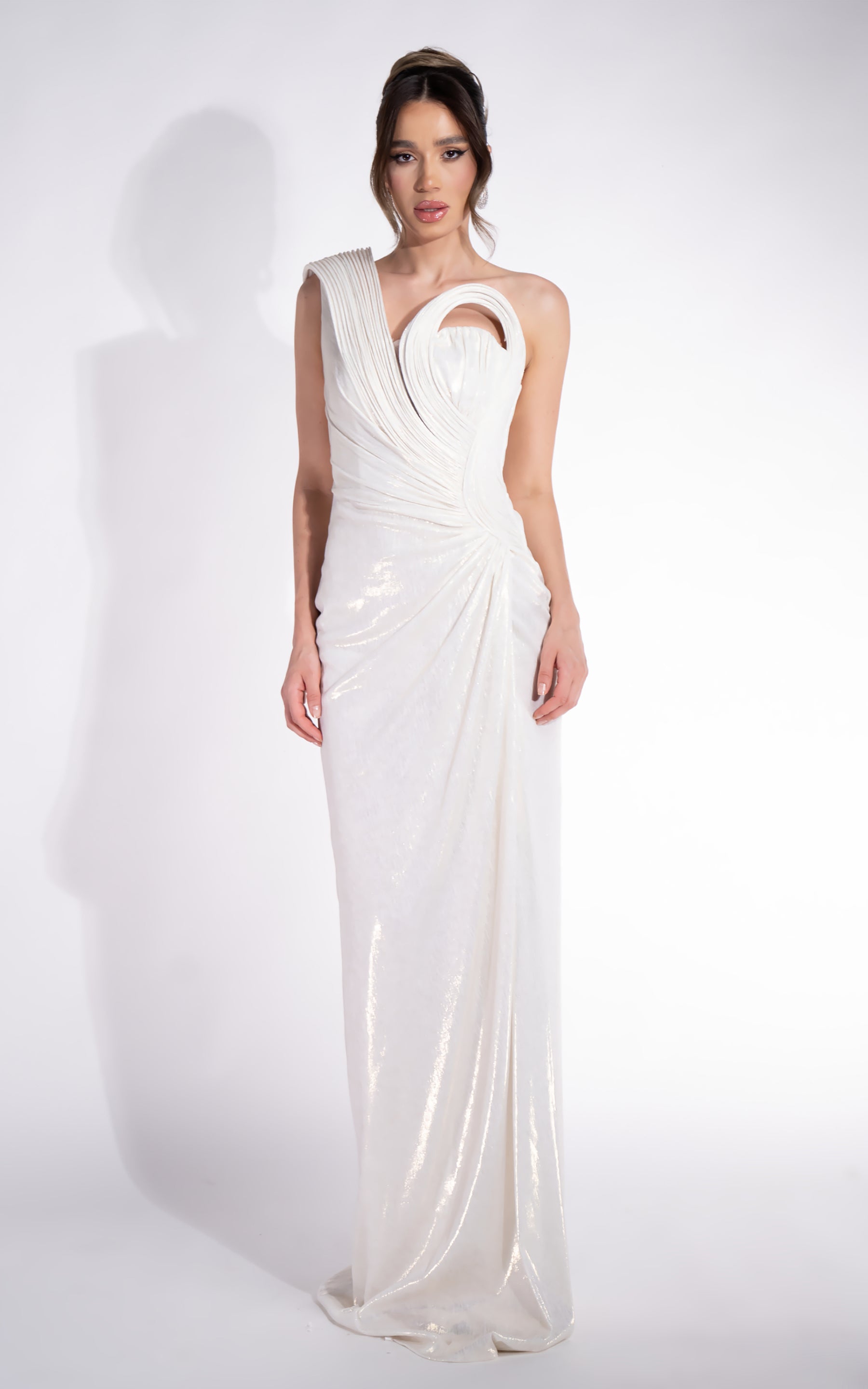 Abito lungo bianco da donna Chantela Bogas