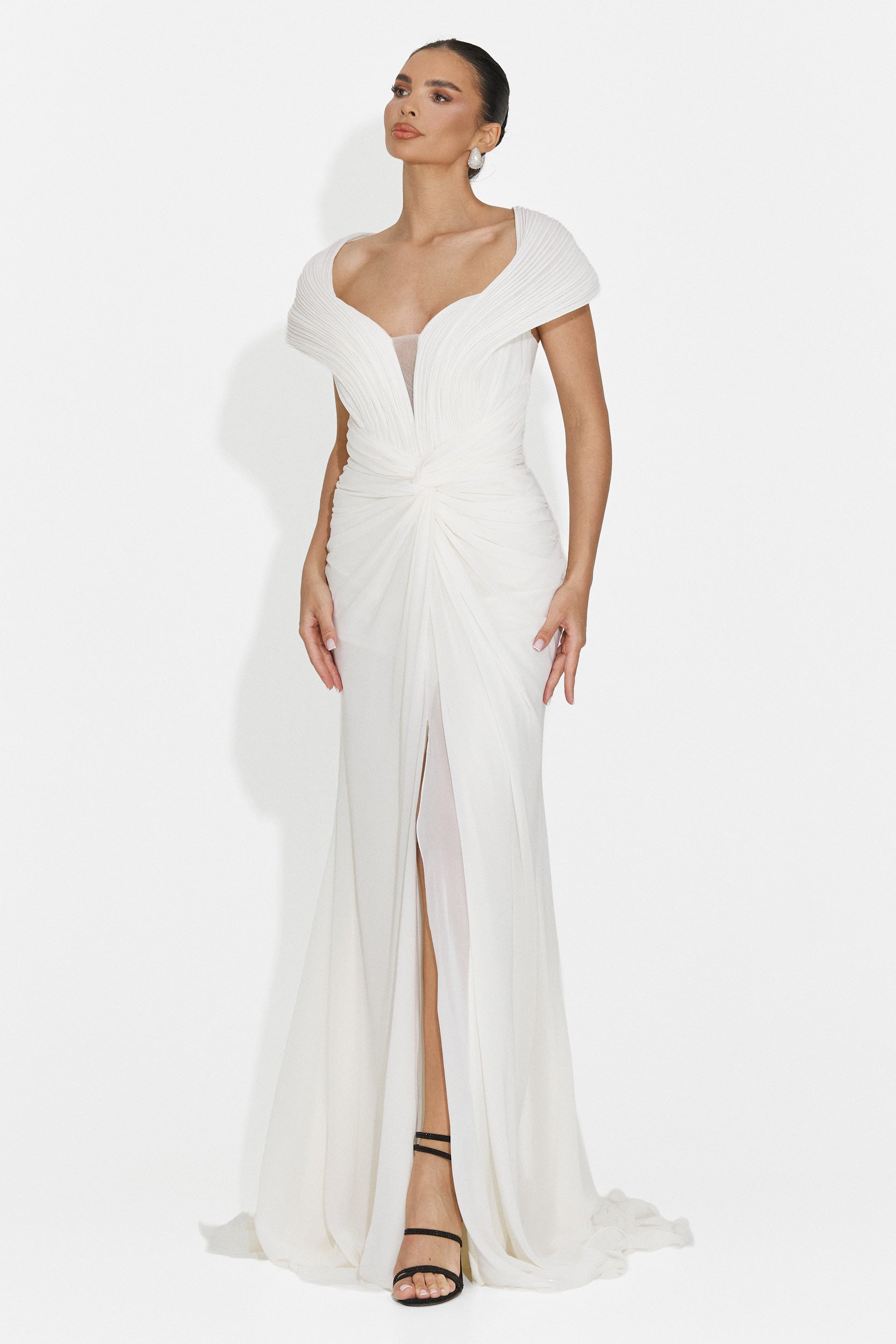 Lungo Vestito Bianco da Donna di Emilia Bogas