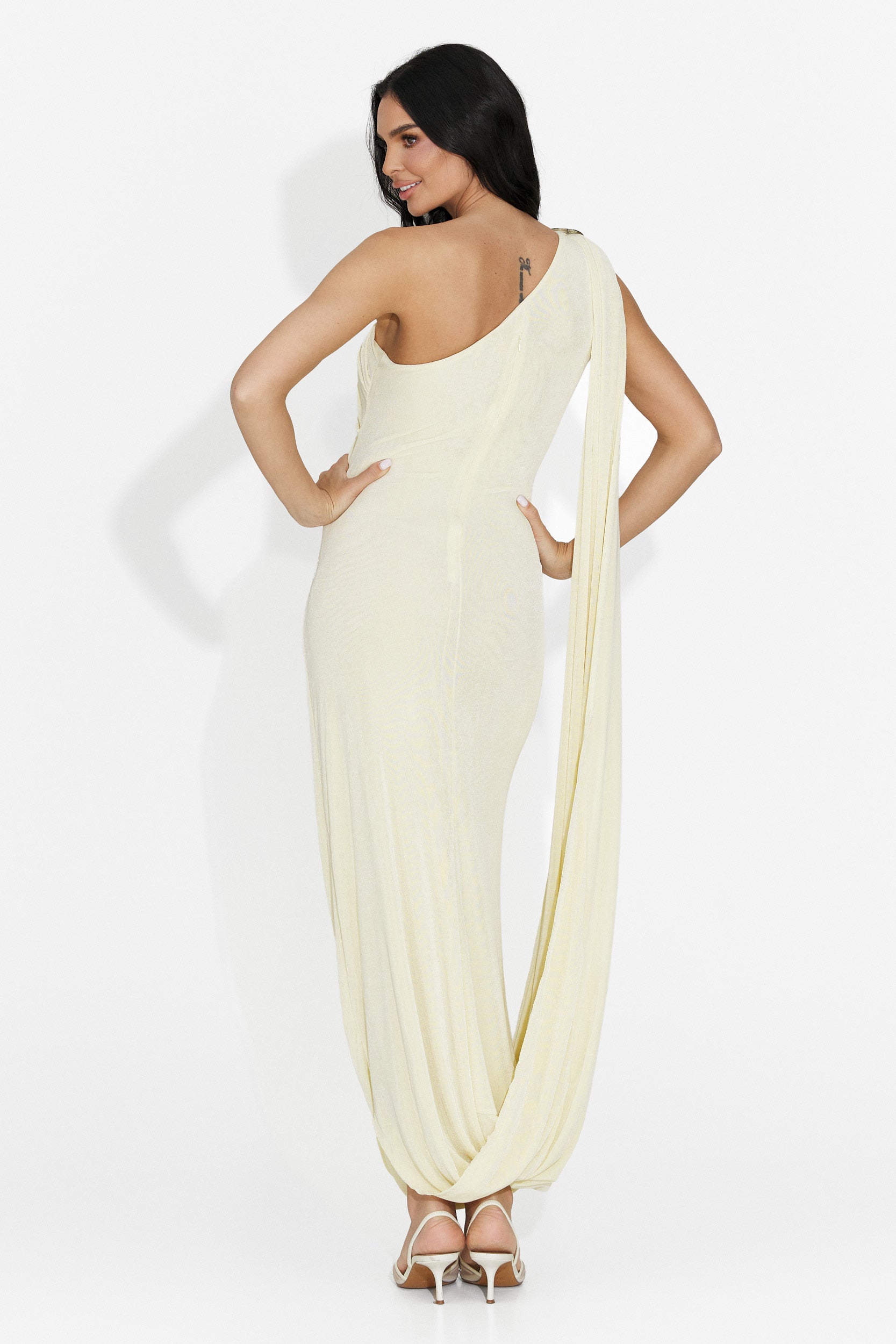 Lungo Vestito Giallo da Donna di Samiray Bogas