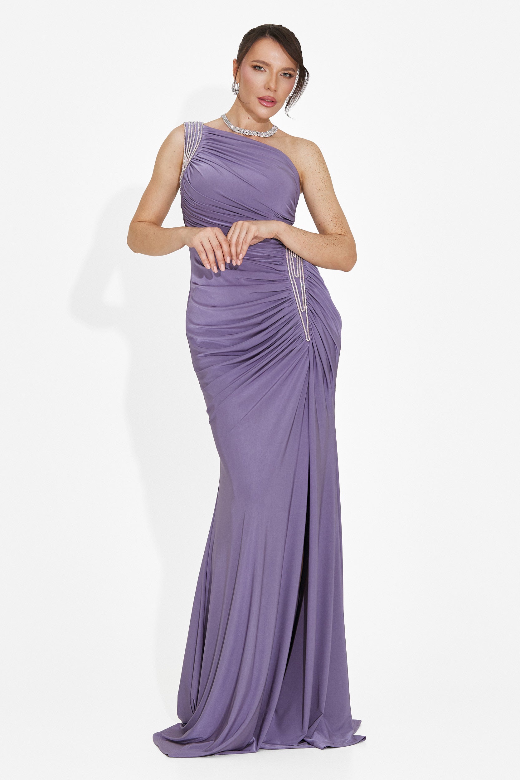Lungo Vestito Lilla da Donna di Ferela Bogas