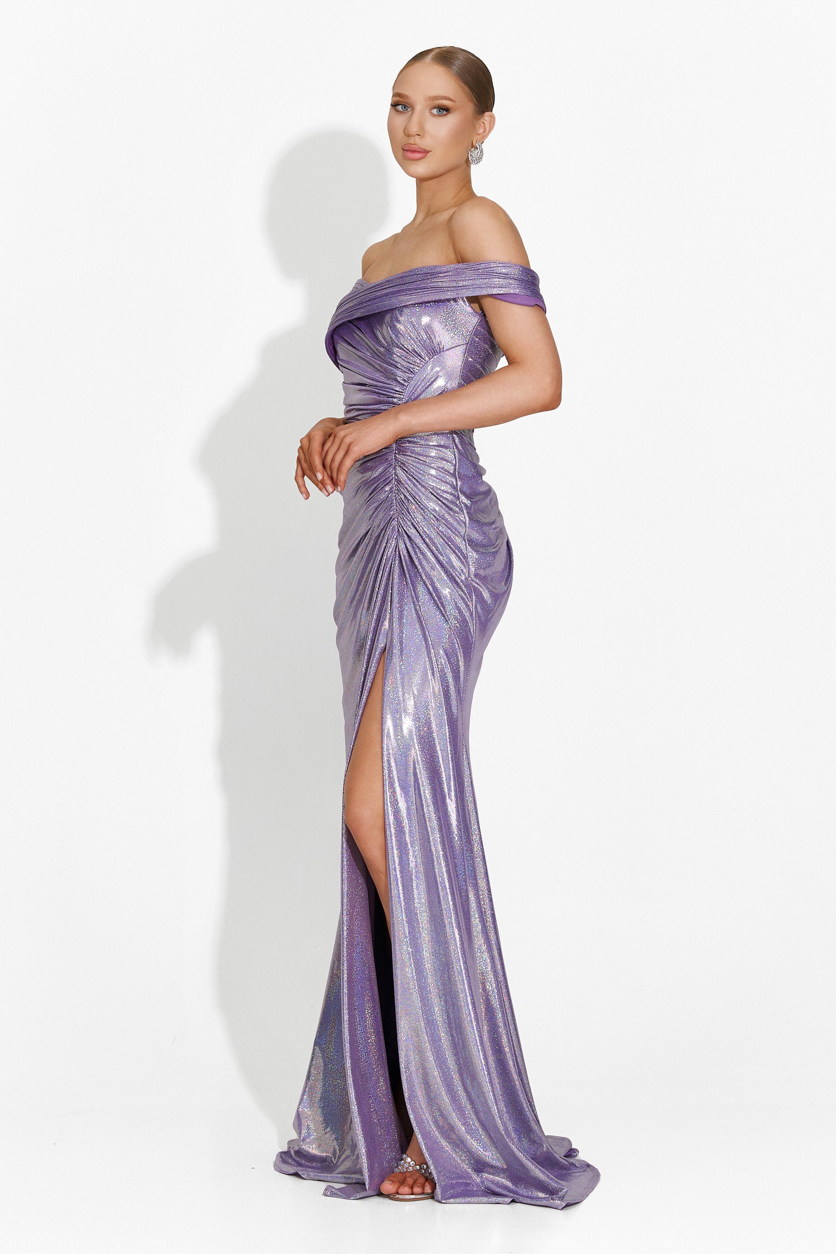 Abito lungo lilla da donna Satyna Bogas