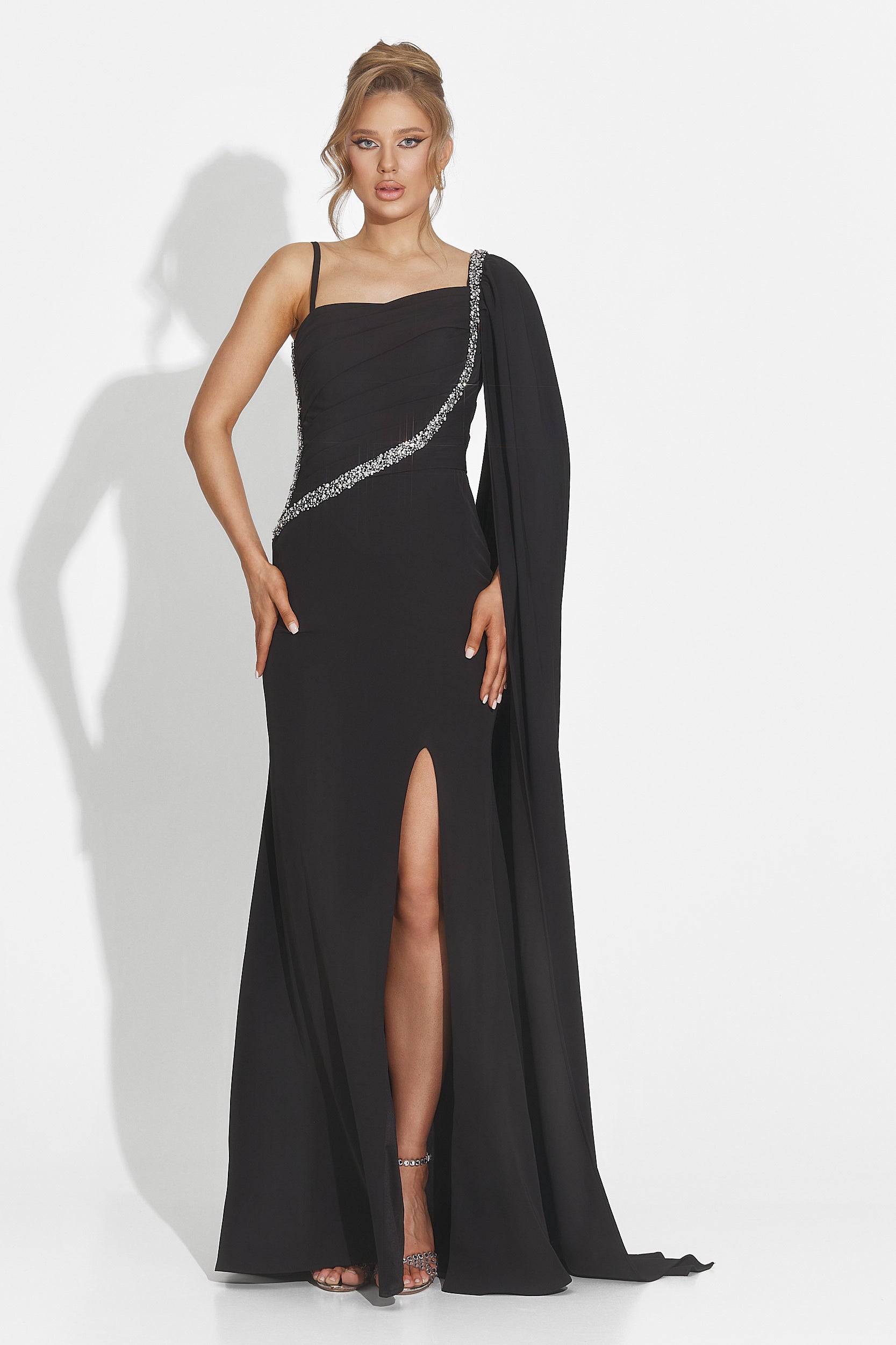 Abito lungo nero da donna Libre Bogas