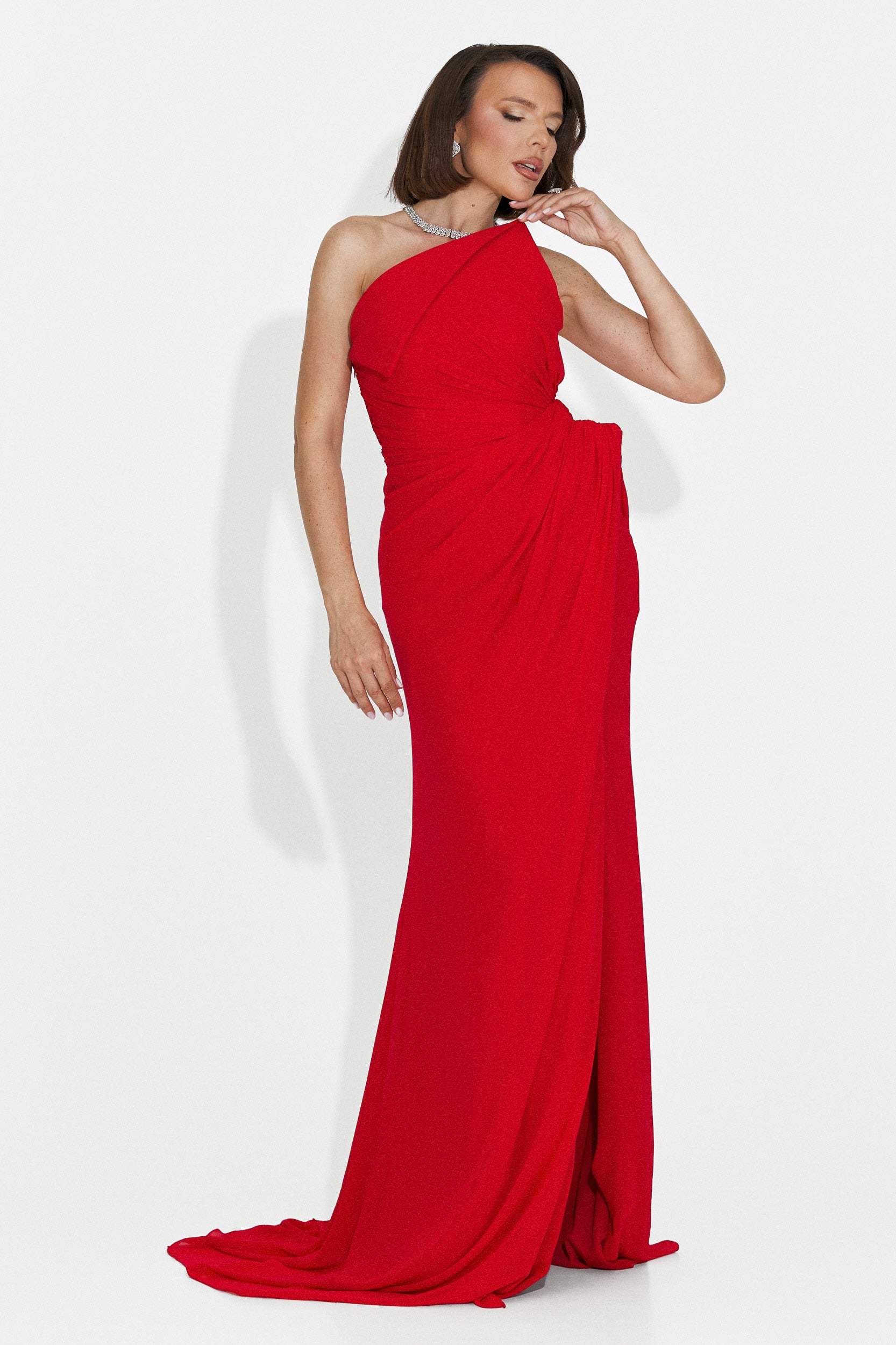 Lungo Vestito Rosso da Donna di Felina Bogas