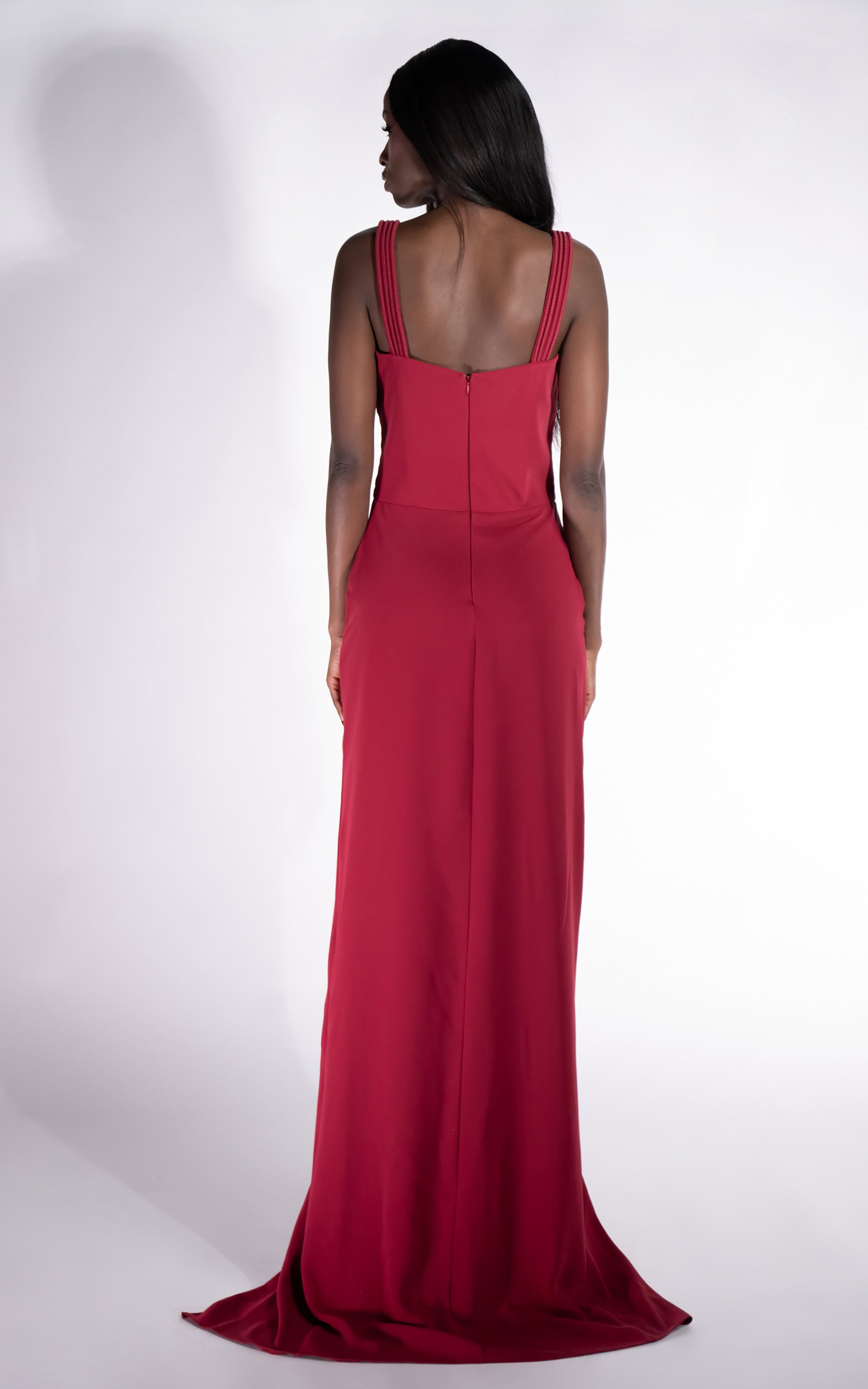 Abito lungo rosso da donna Ingryd Bogas