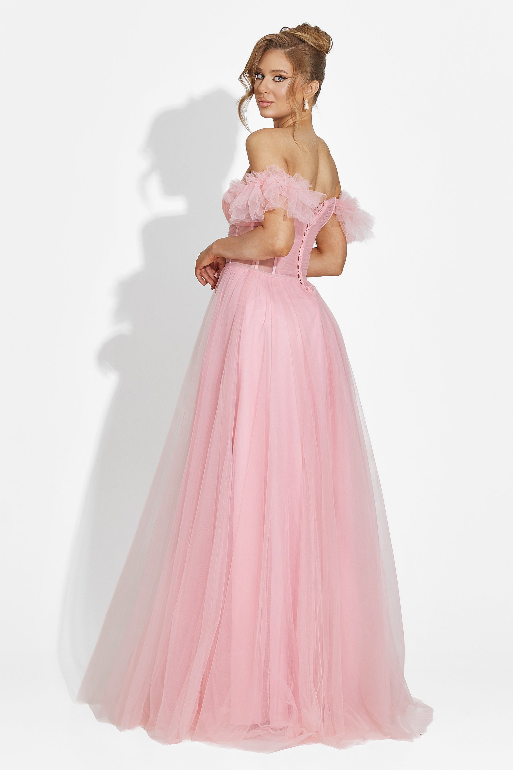 Abito lungo rosa da donna Janiece Bogas