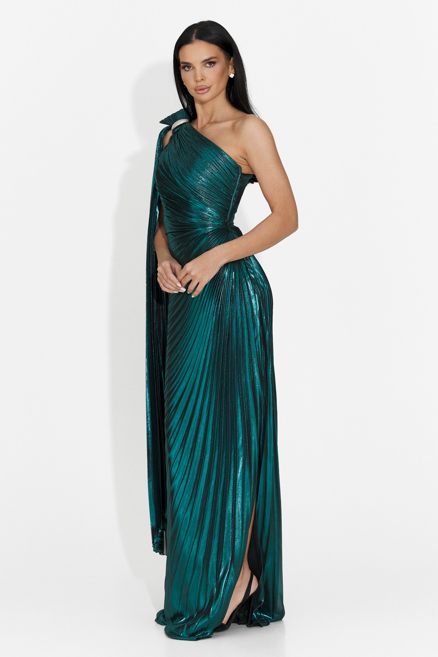 Lungo Vestito Turchese Rabiela Bogas per Donne