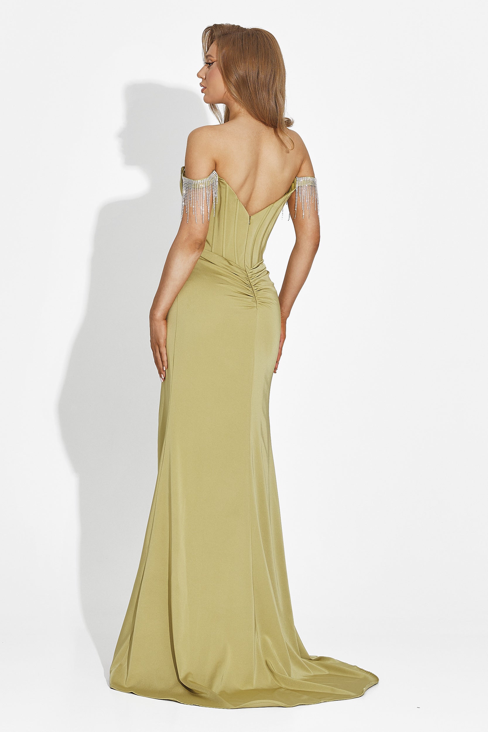 Abito lungo verde da donna Phylis Bogas