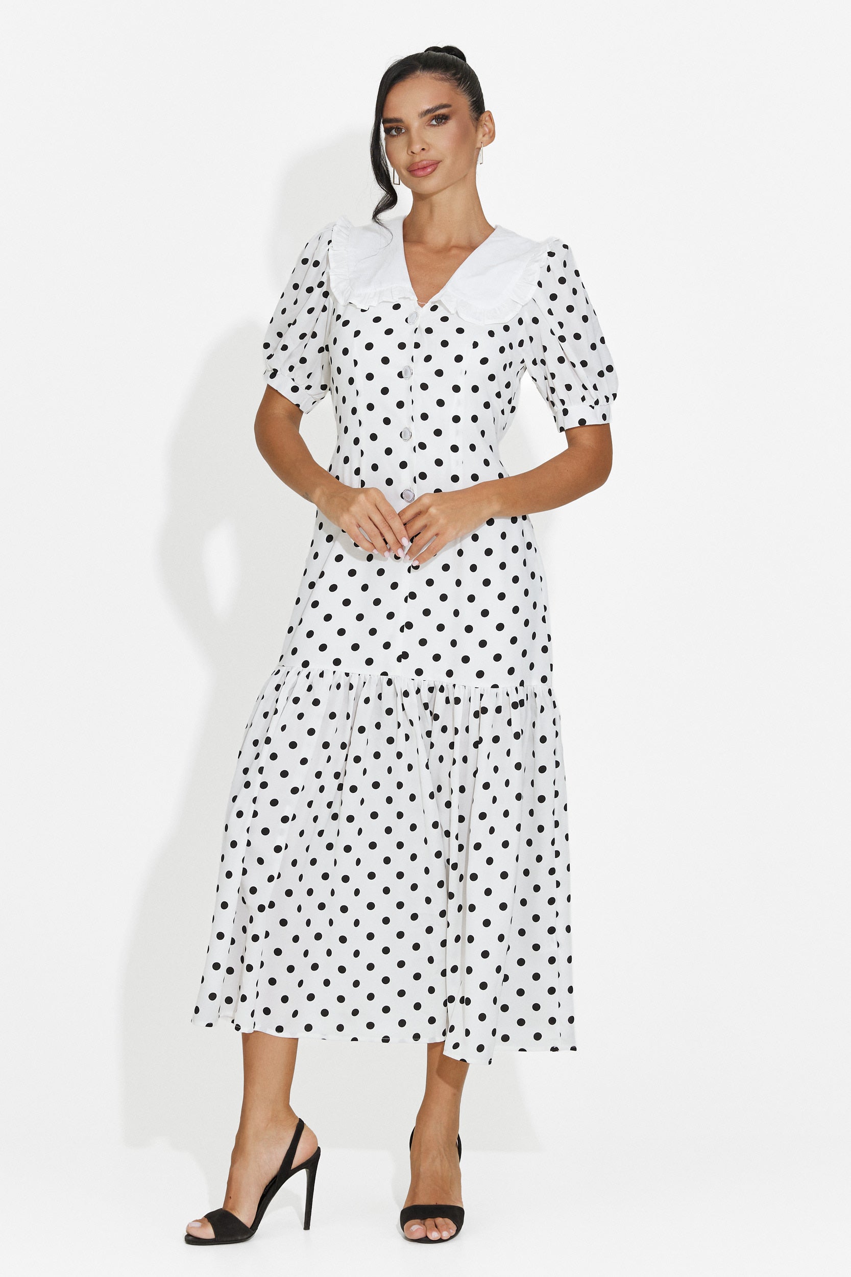Abito donna midi bianco Anita Bogas