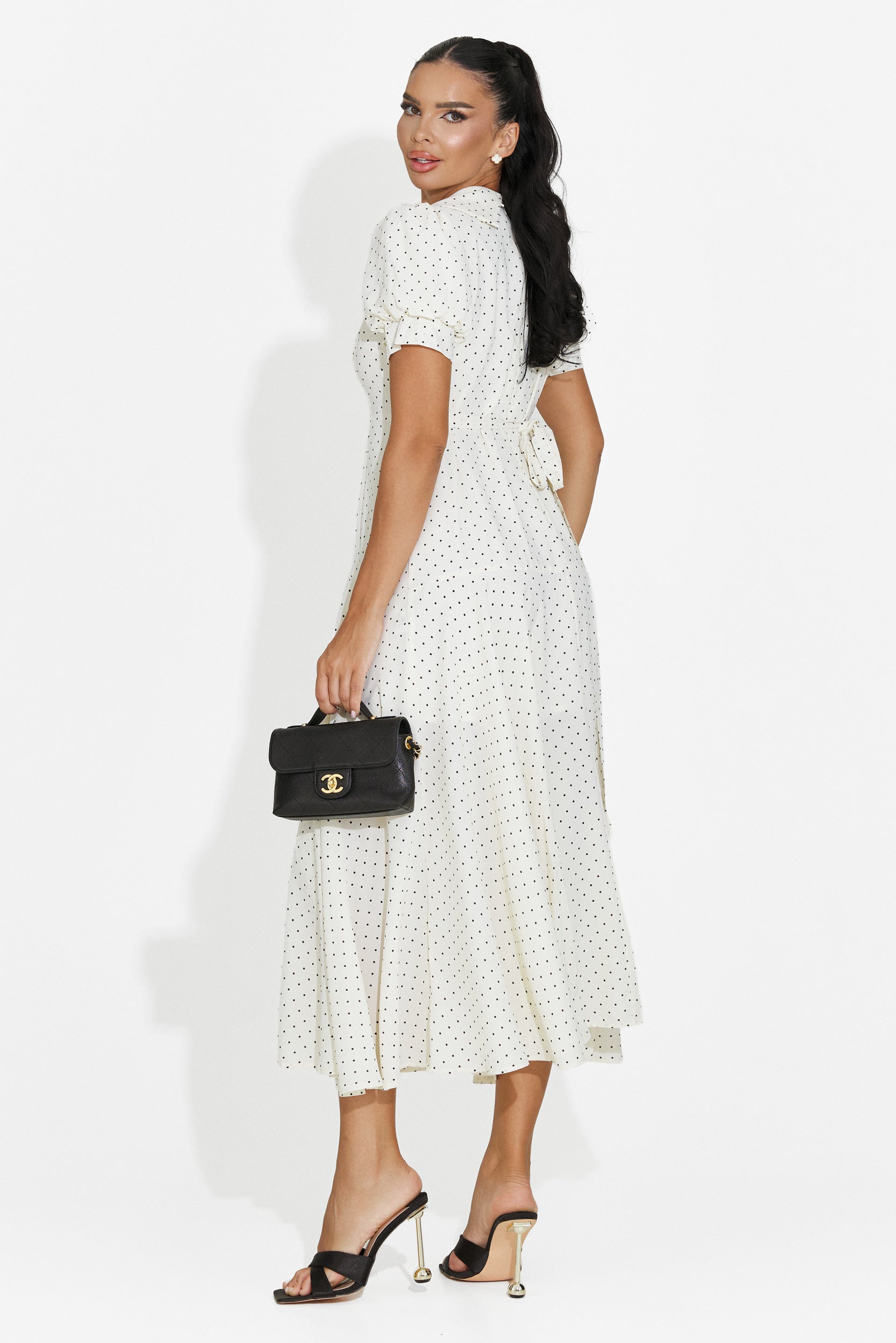 Abito donna midi beige Taisiana Bogas